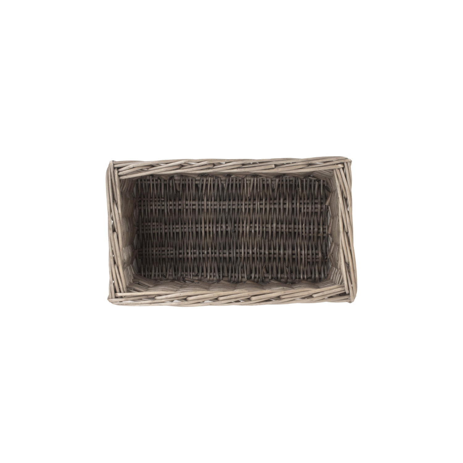 Small Antique Wash Willow Storage Basket - REGN