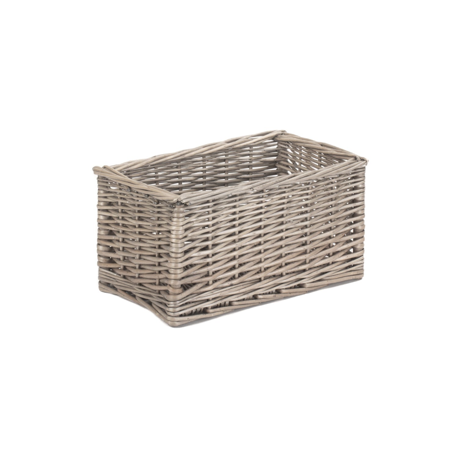 Small Antique Wash Willow Storage Basket - REGN