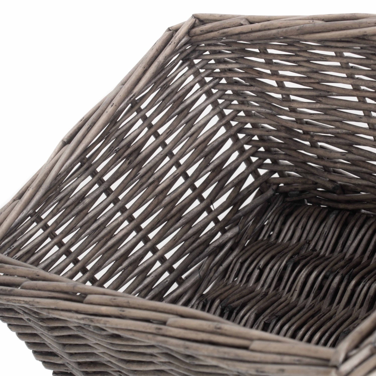Small Antique Wash Willow Tray Basket - REGN