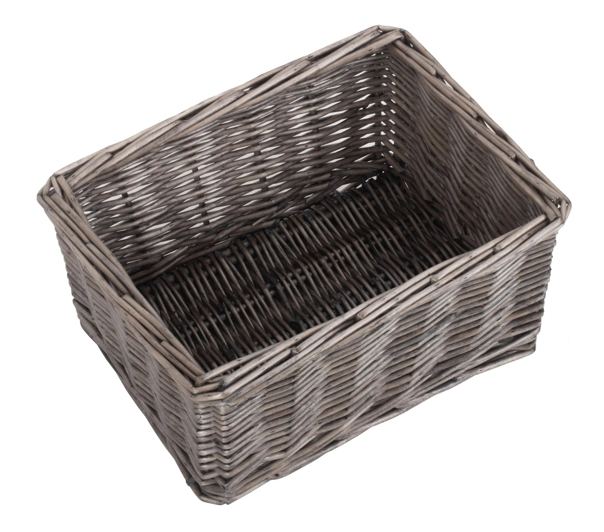 Small Antique Wash Willow Tray Basket - REGN