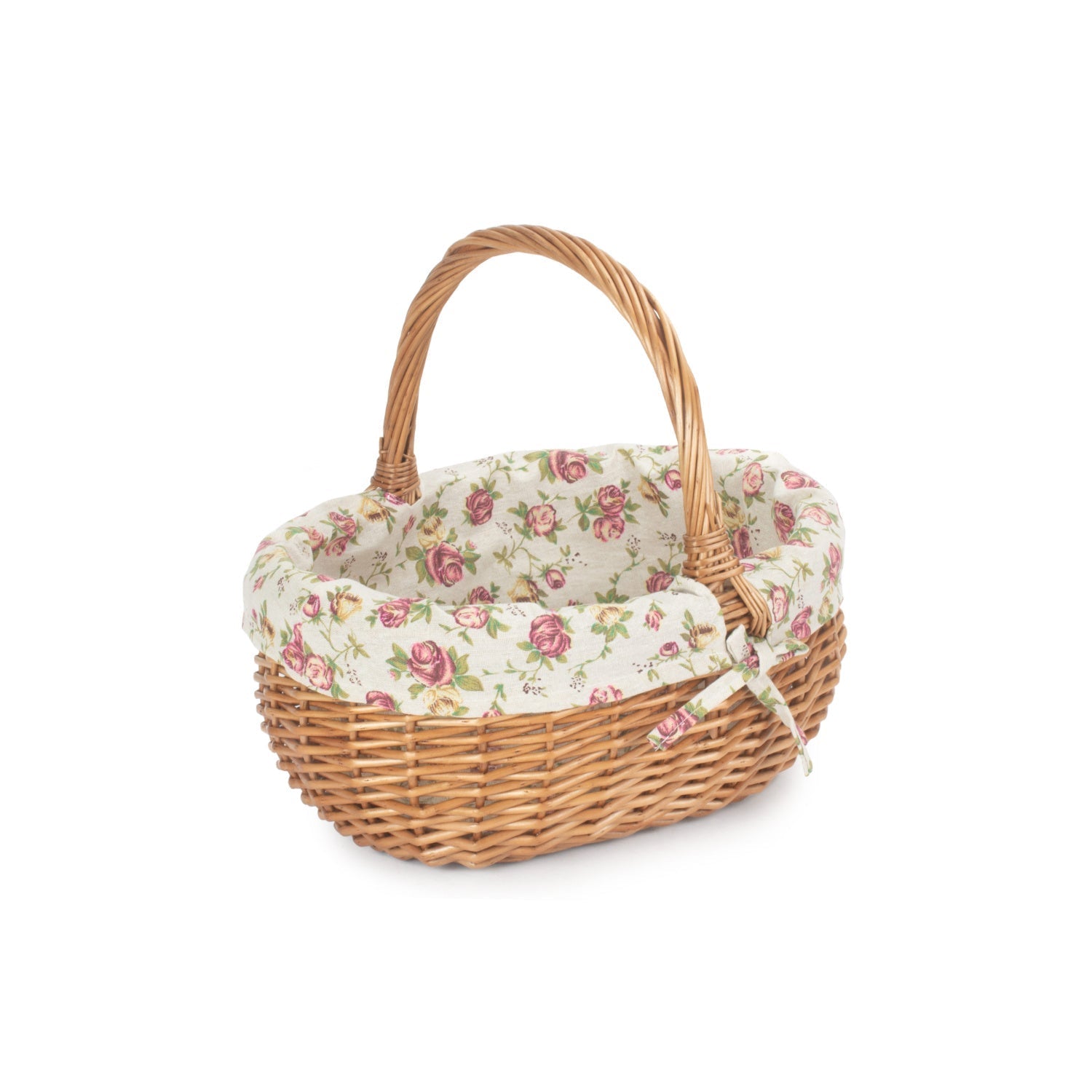 Small Deluxe Shopper With Garden Rose Lining - REGN