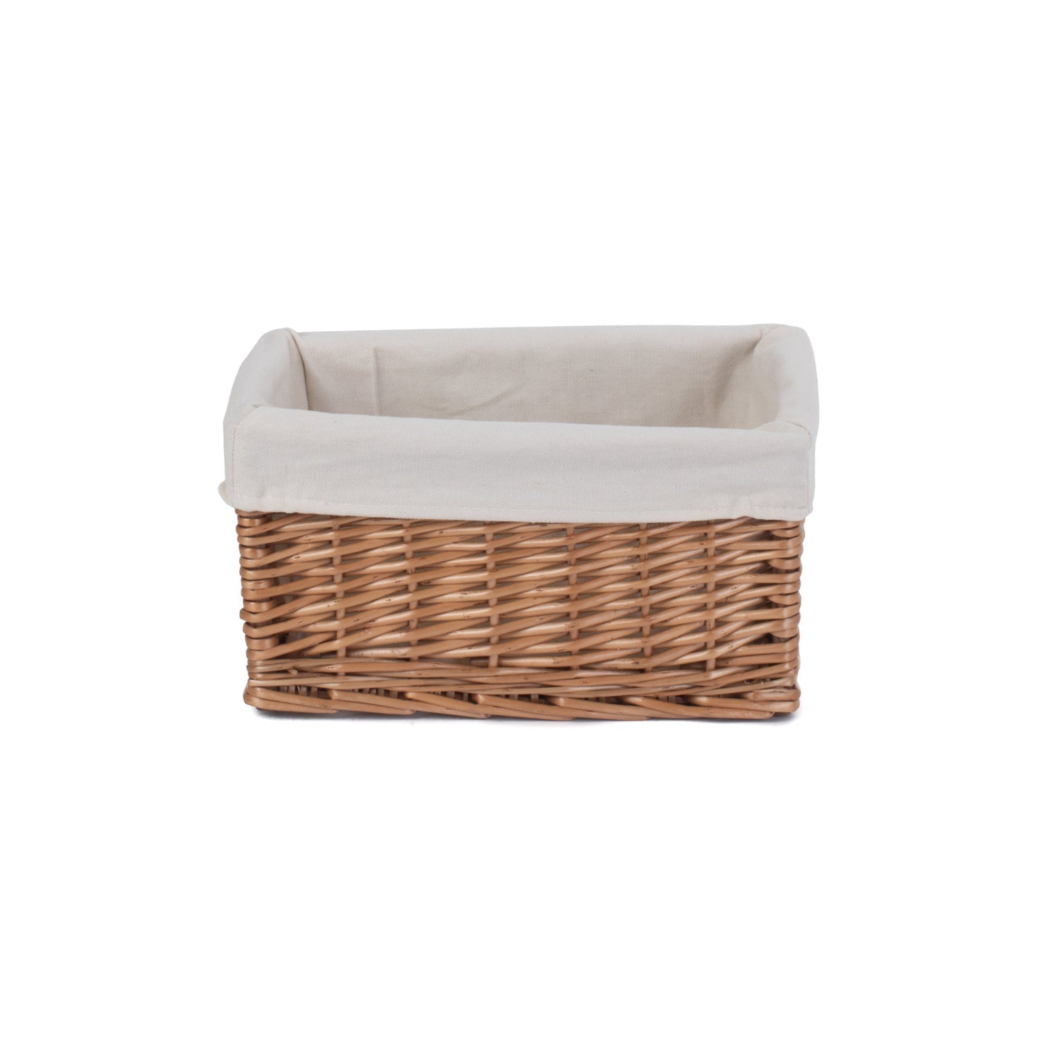 Small Double Steamed Storage Basket with White Lining - REGN