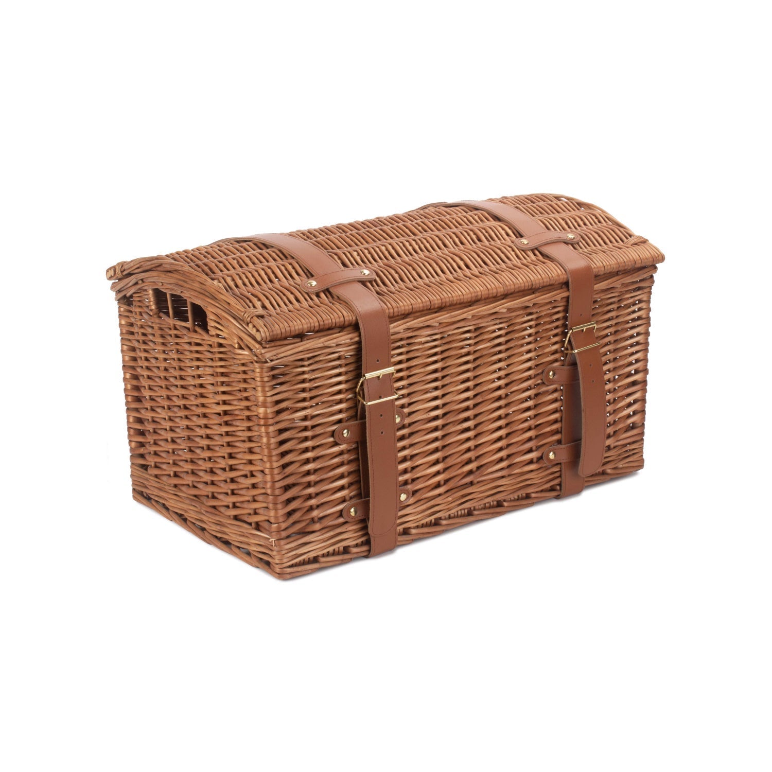 Small Light Steamed Willow Domed Storage Hamper - REGN