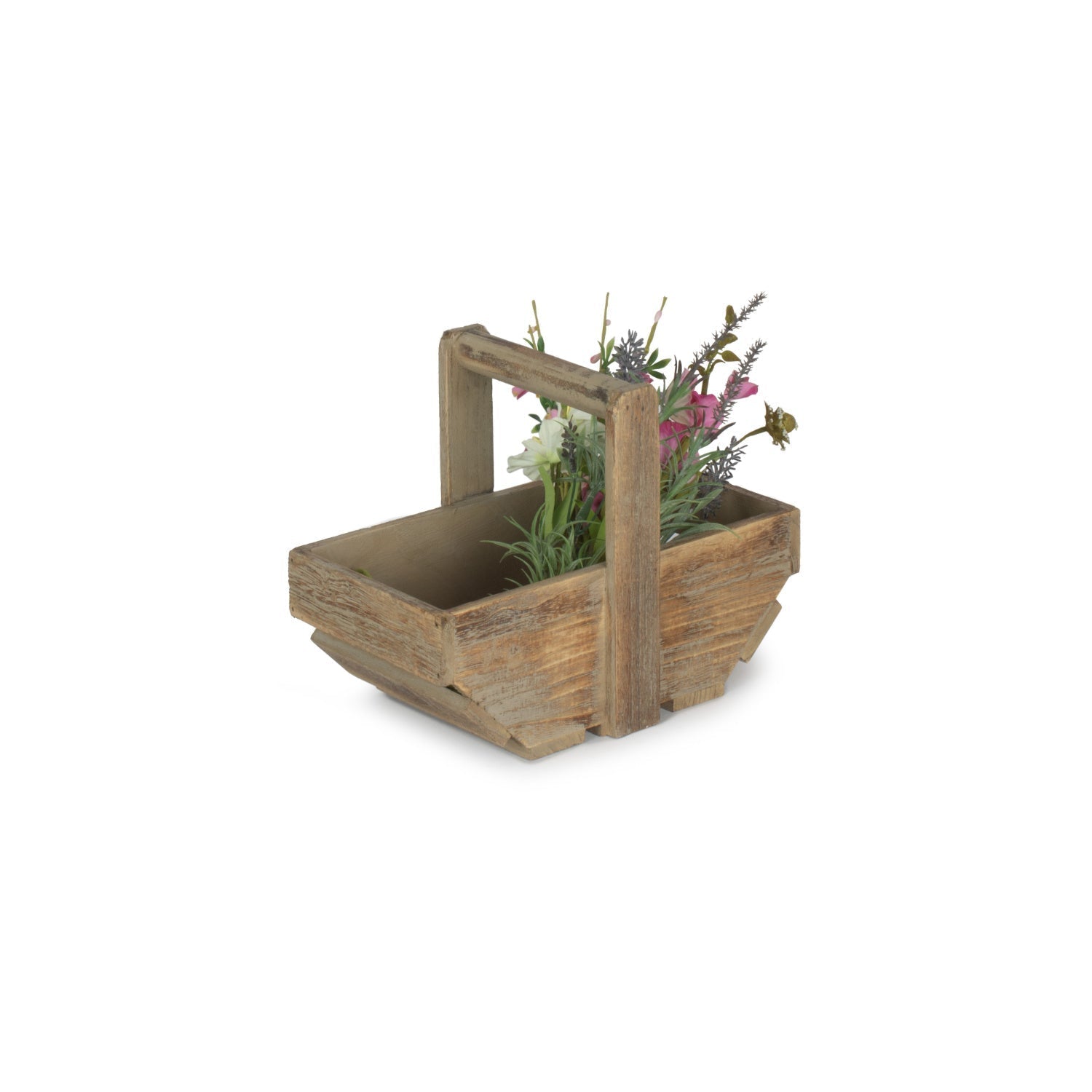 Small Oak Effect Wooden Trug - REGN