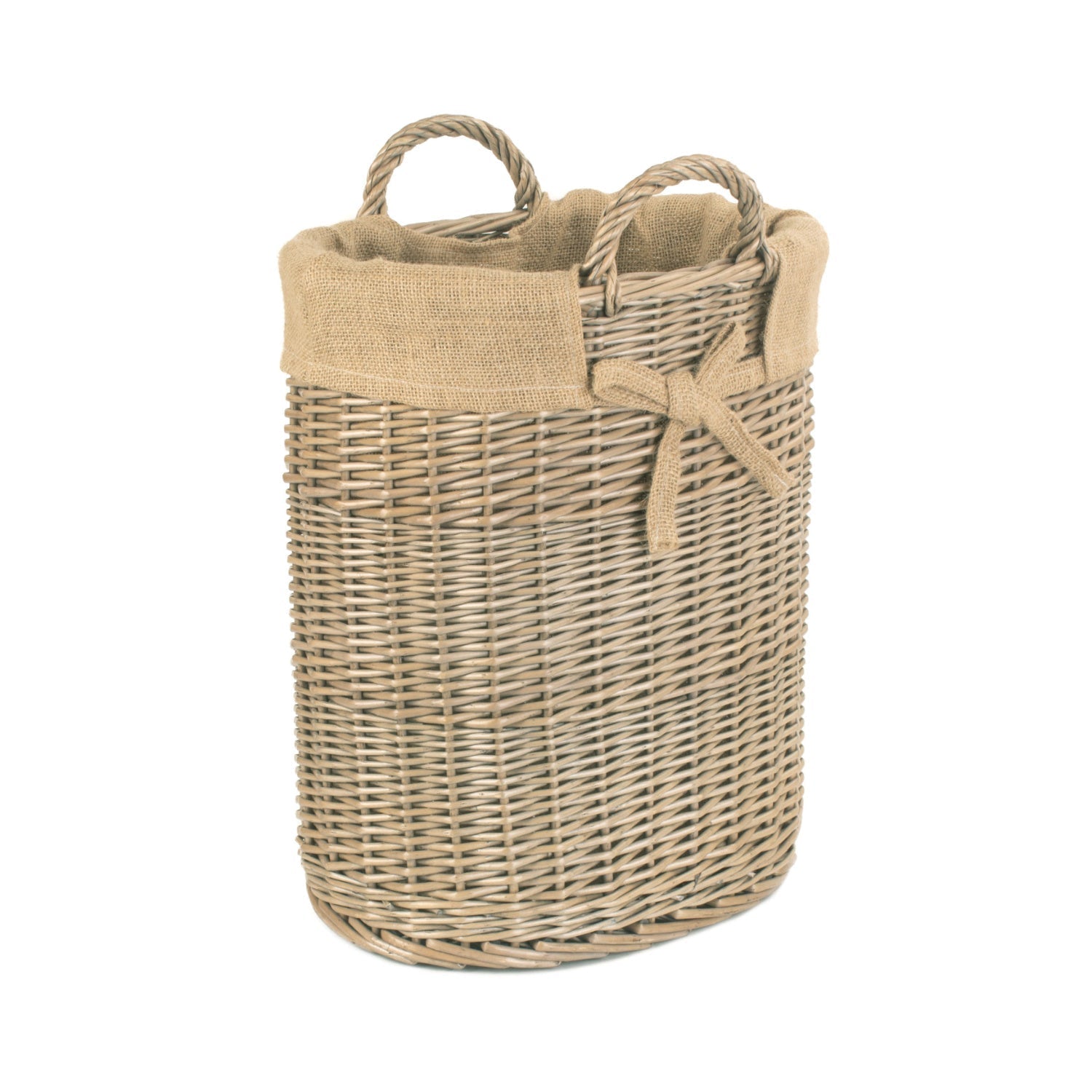 Small Oval Log Storage Basket - REGN