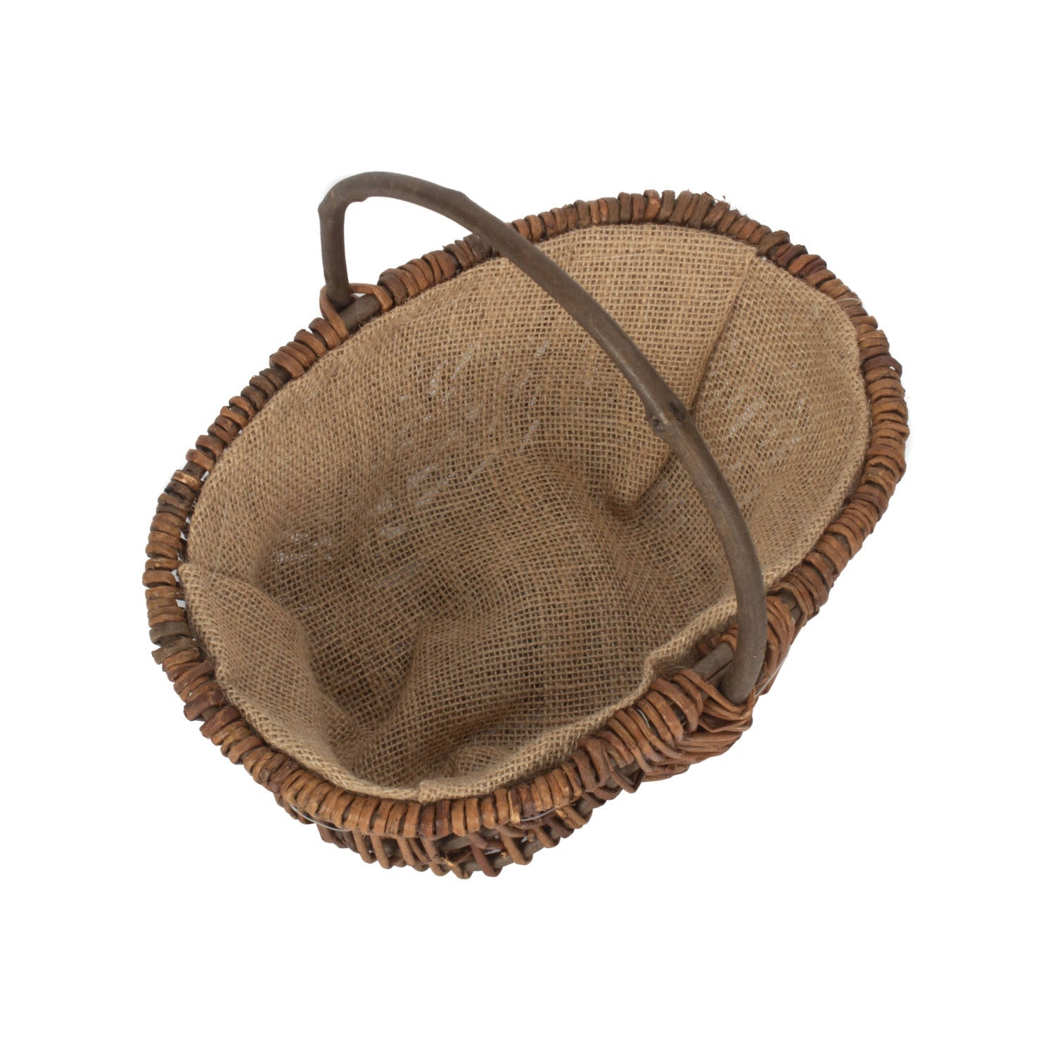 Small Oval Unpeeled Willow Garden Trug - REGN