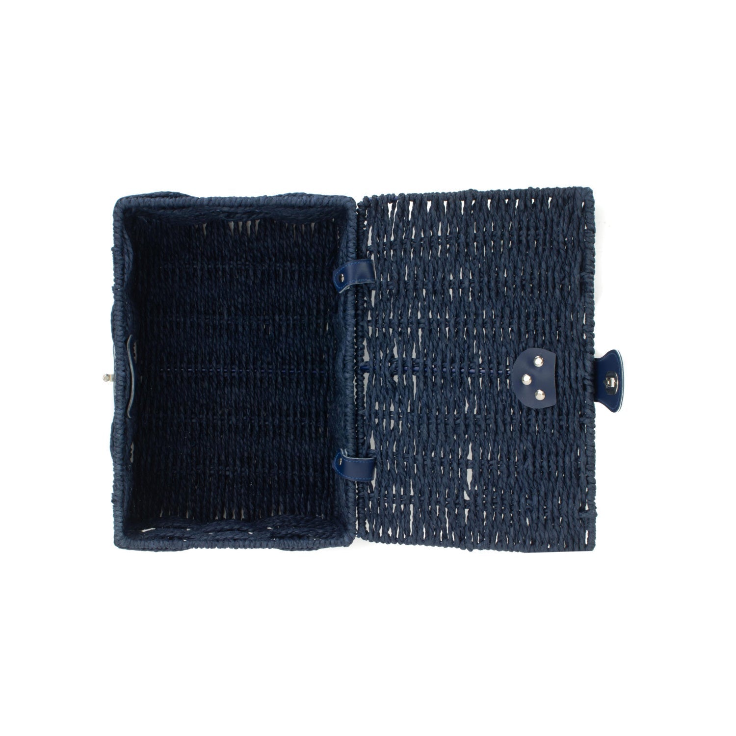 Small Paper Rope Hamper - Blue - REGN
