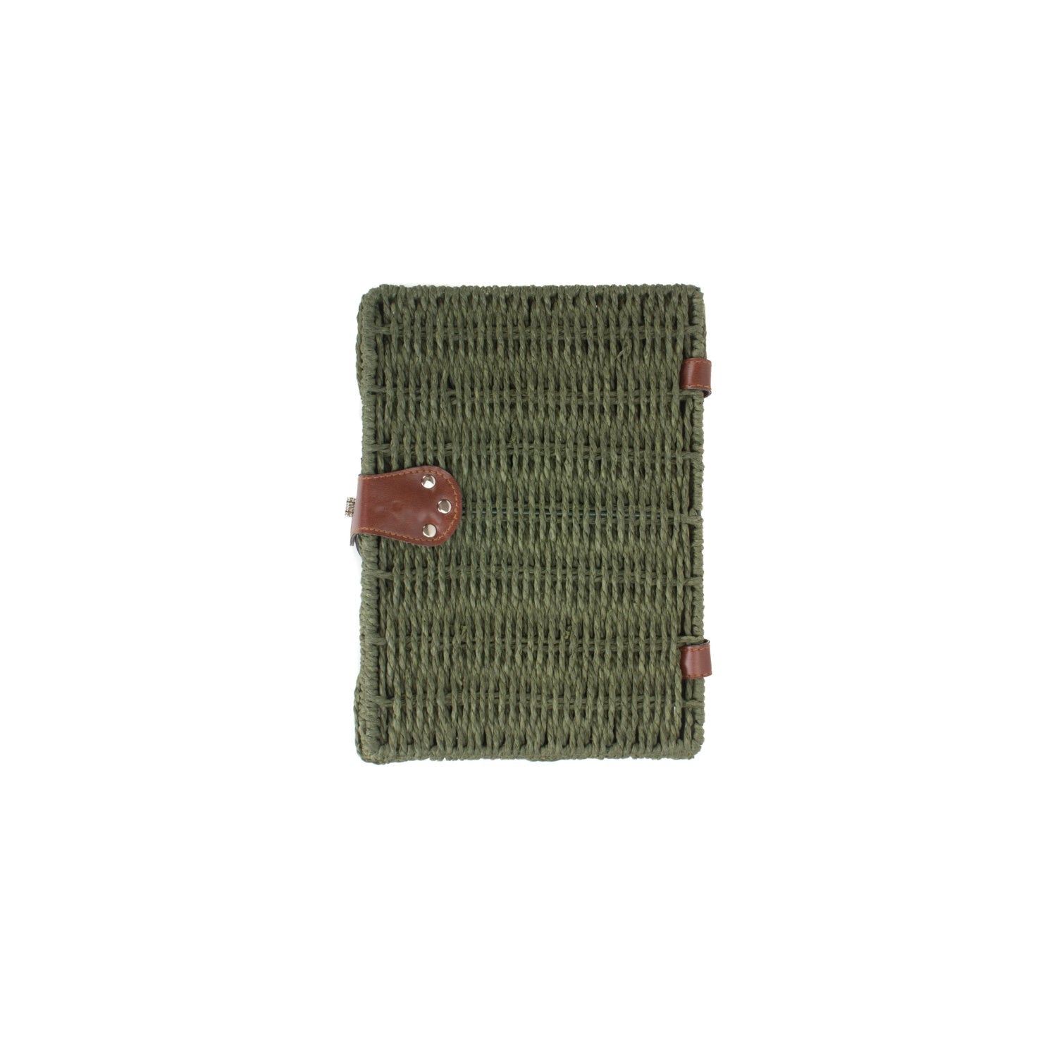Small Paper Rope Hamper - Forest Green - REGN
