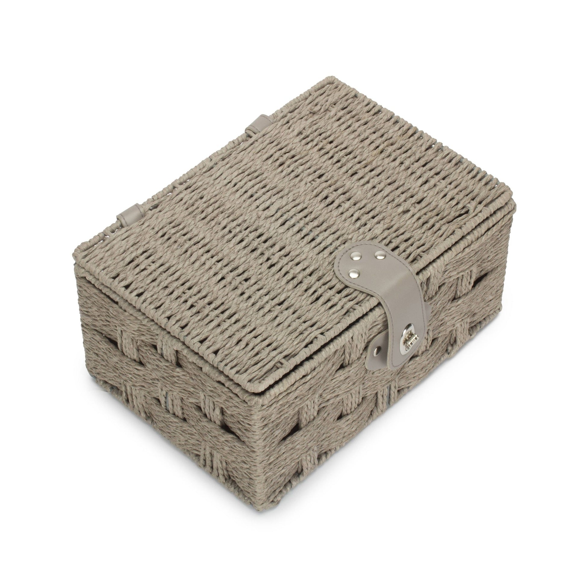 Small Paper Rope Hamper - Grey - REGN