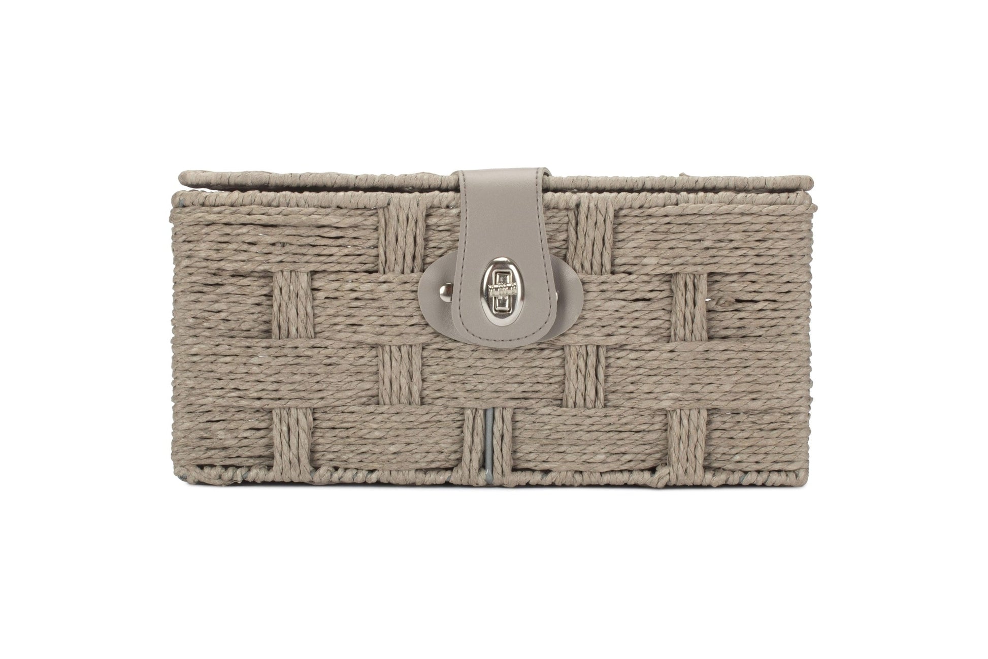 Small Paper Rope Hamper - Grey - REGN