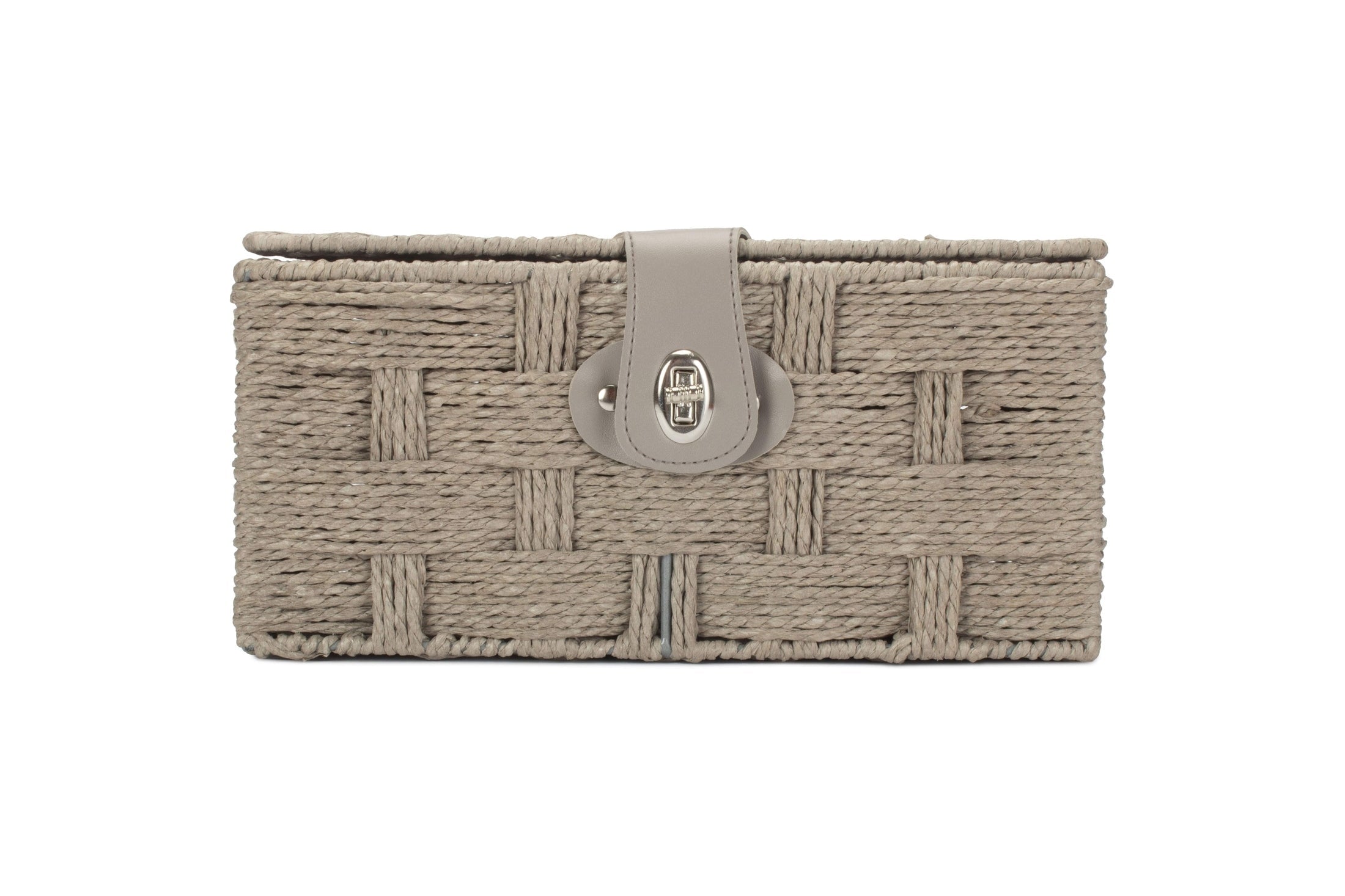Small Paper Rope Hamper - Grey - REGN