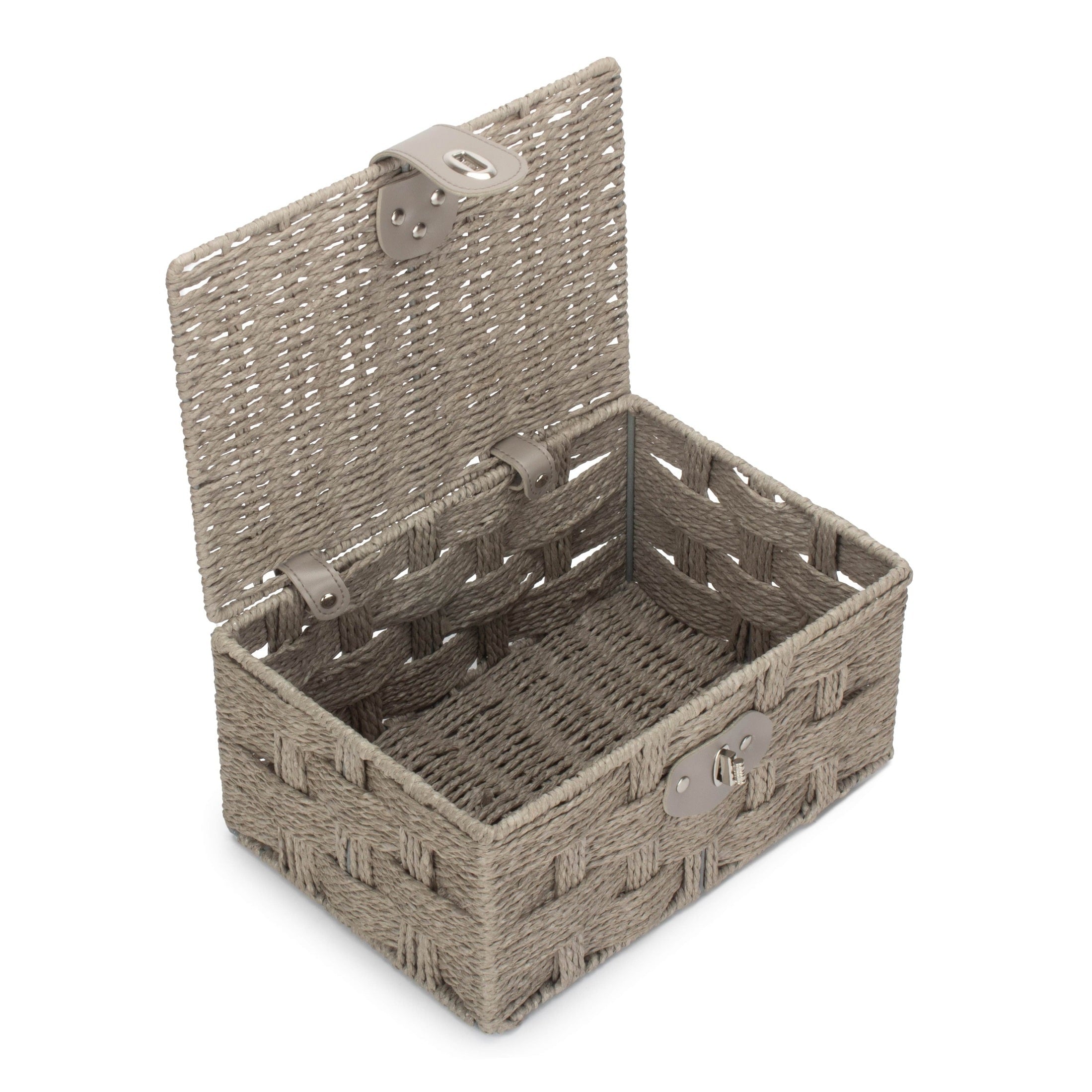 Small Paper Rope Hamper - Grey - REGN