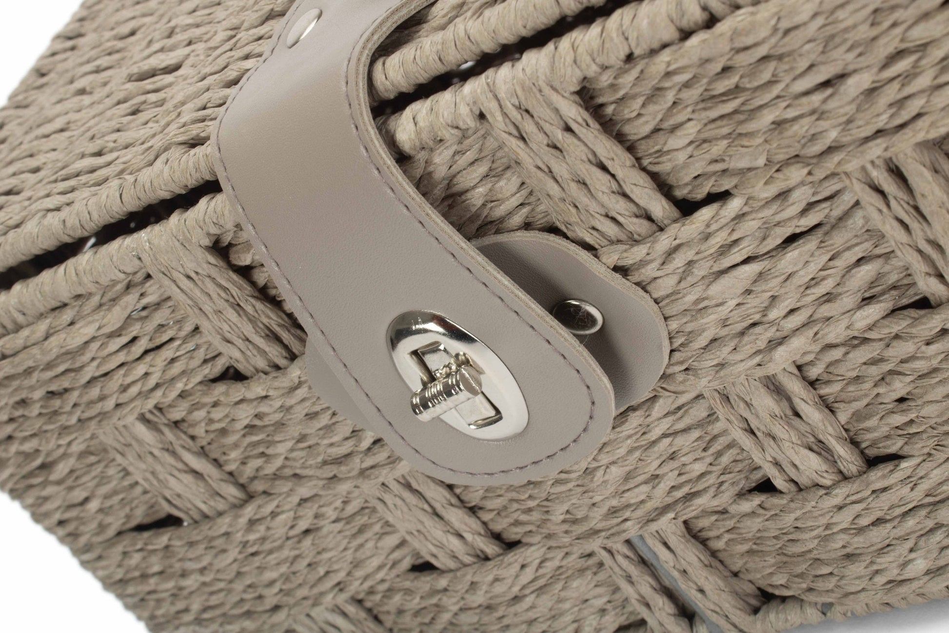 Small Paper Rope Hamper - Grey - REGN