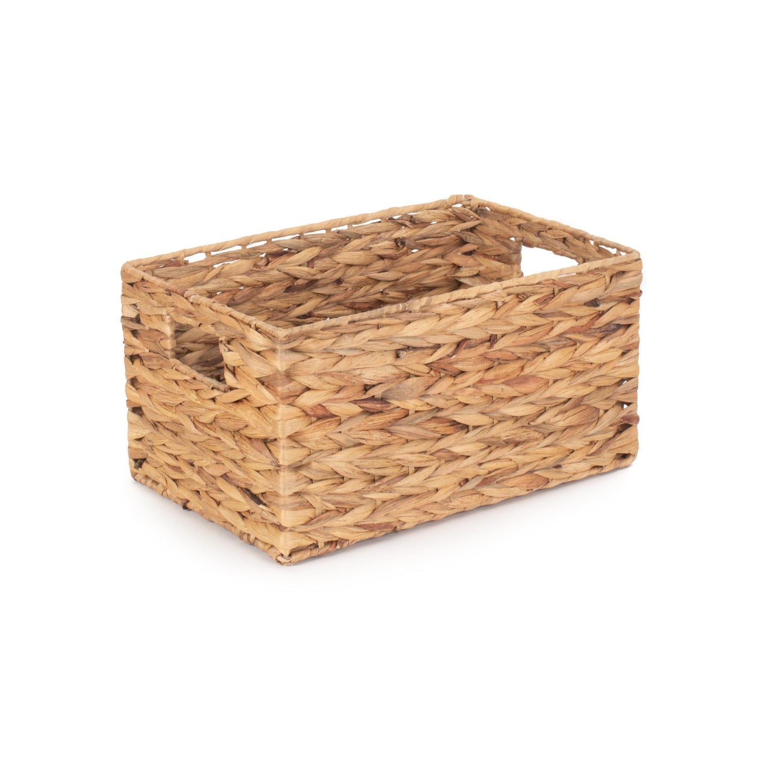 Small Rectangular Water Hyacinth Storage Basket - REGN