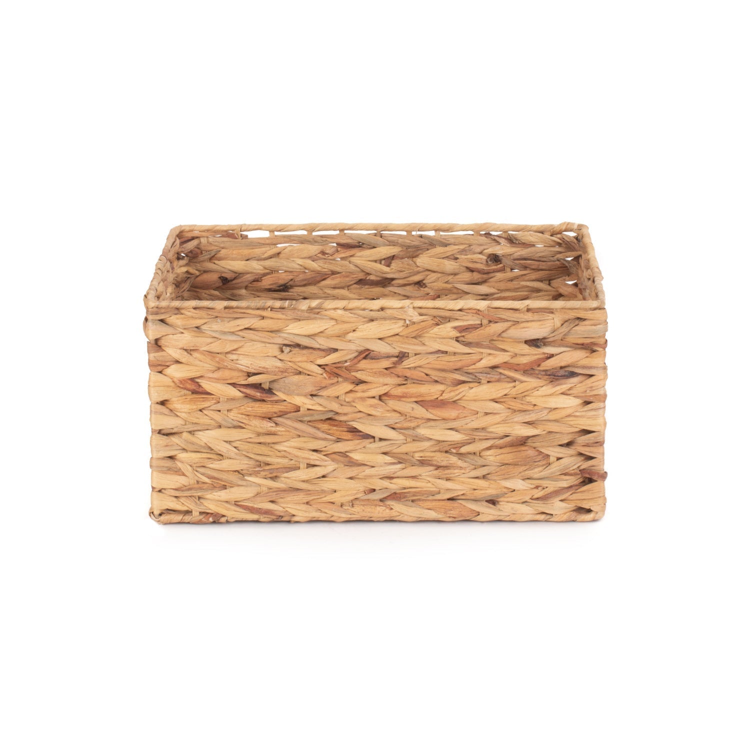 Small Rectangular Water Hyacinth Storage Basket - REGN
