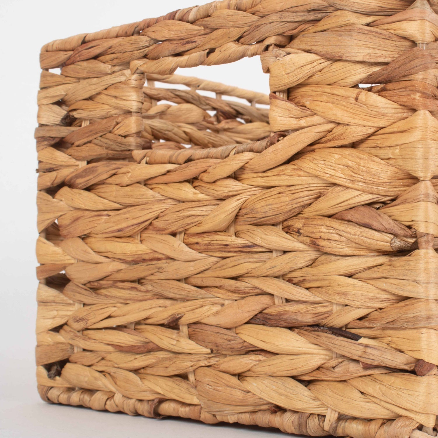 Small Rectangular Water Hyacinth Storage Basket - REGN