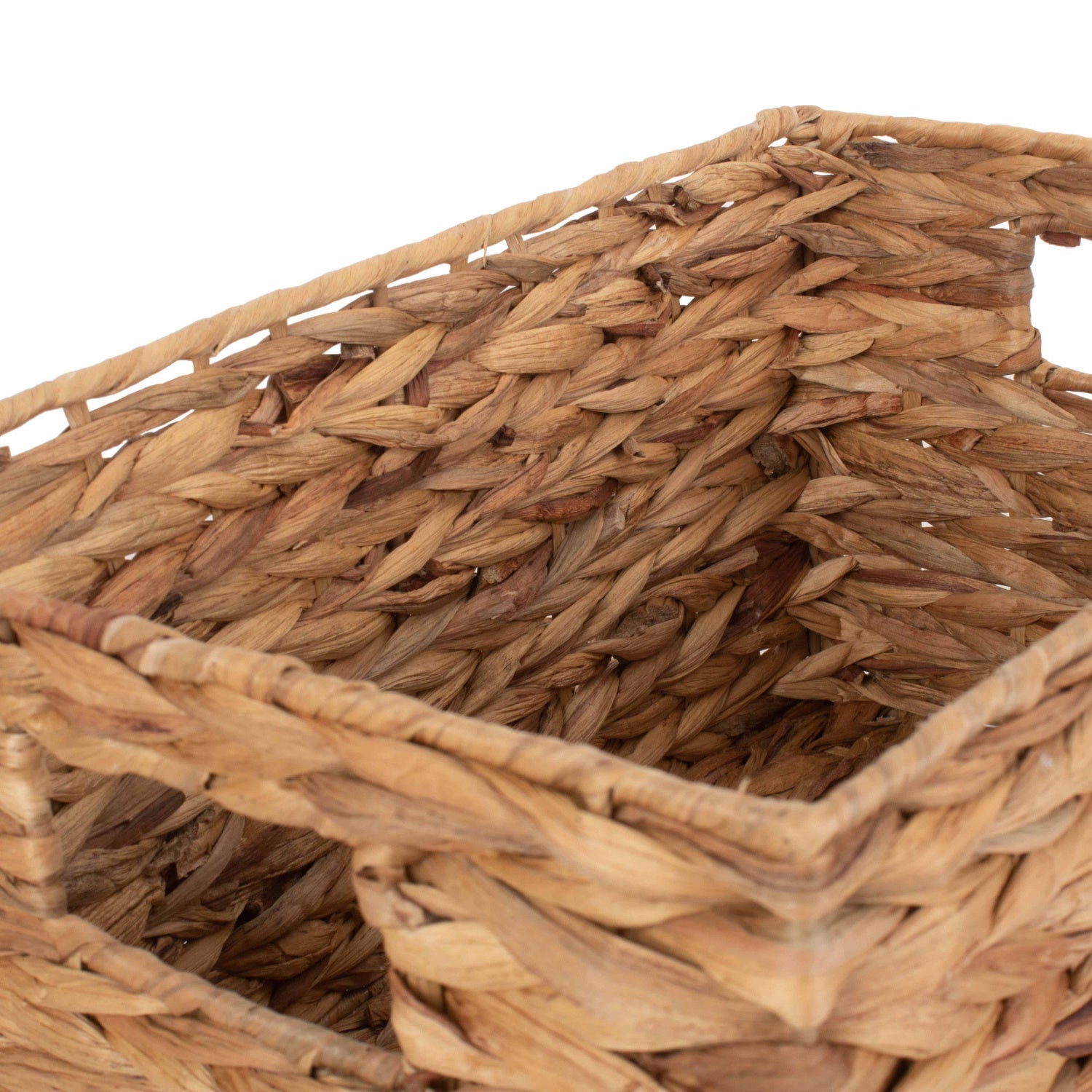 Small Rectangular Water Hyacinth Storage Basket - REGN