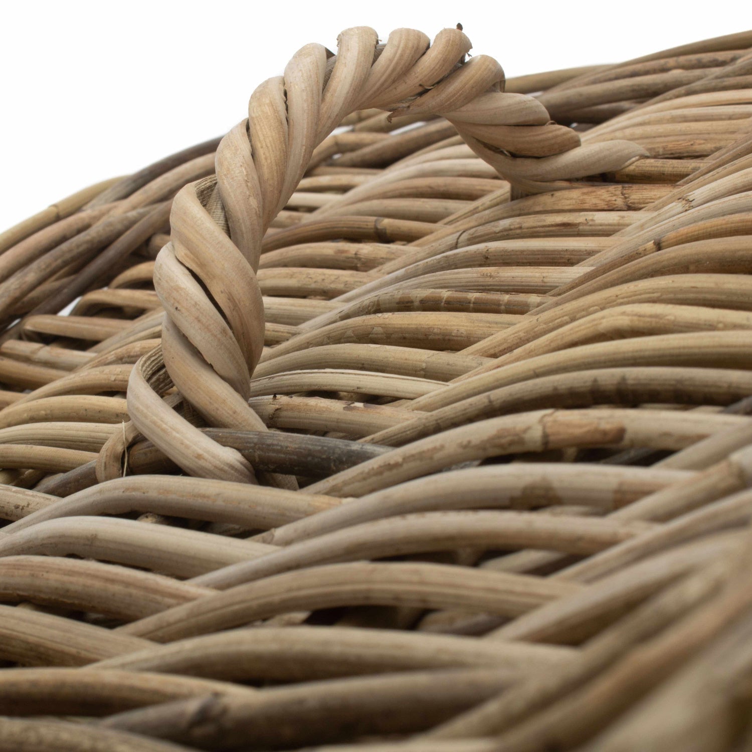 Small Square Rattan Laundry Hamper Basket - REGN