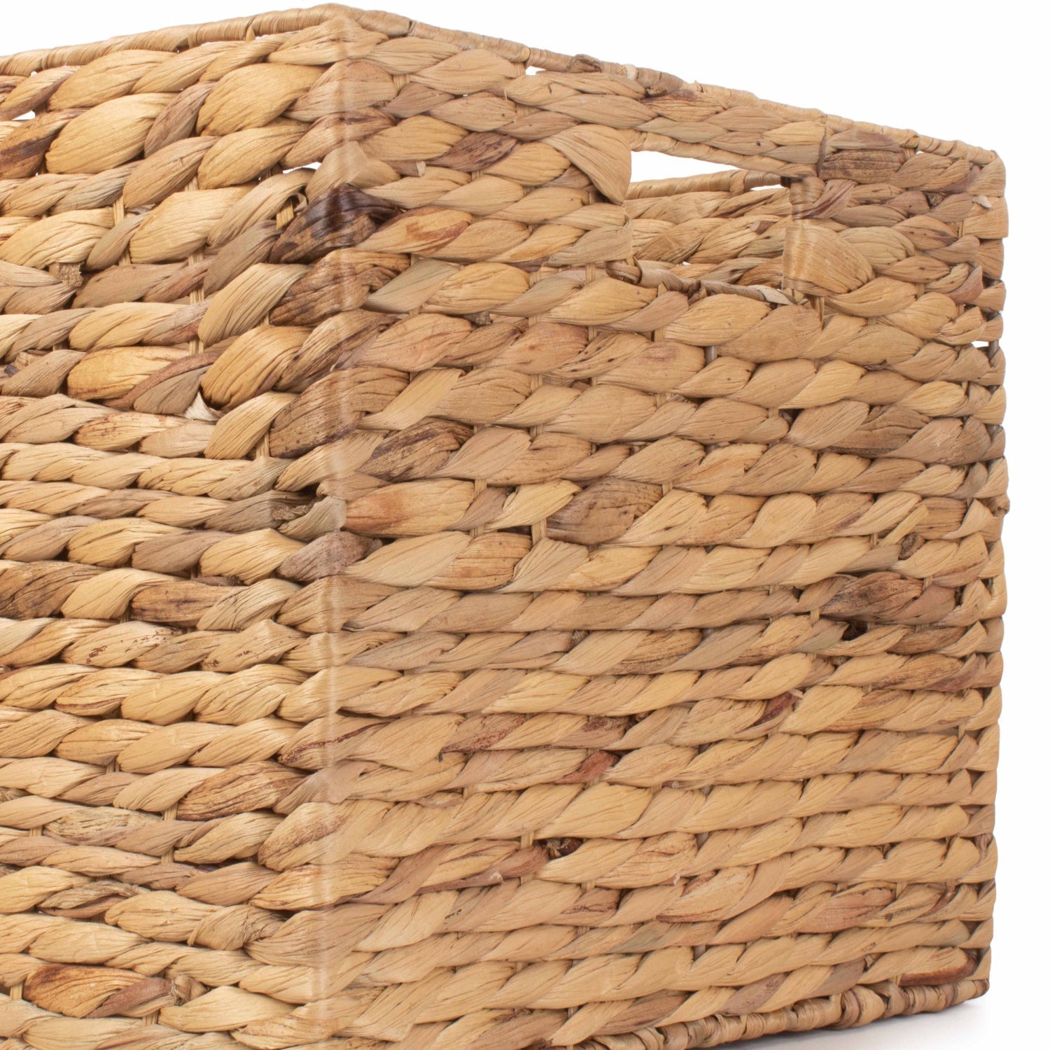 Small Square Water Hyacinth Storage Basket - REGN