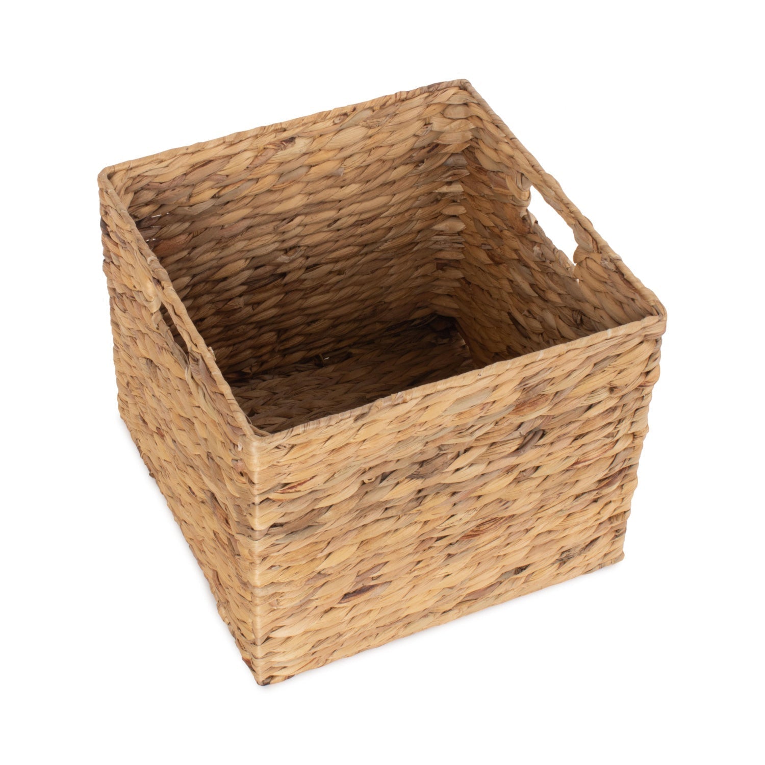 Small Square Water Hyacinth Storage Basket - REGN