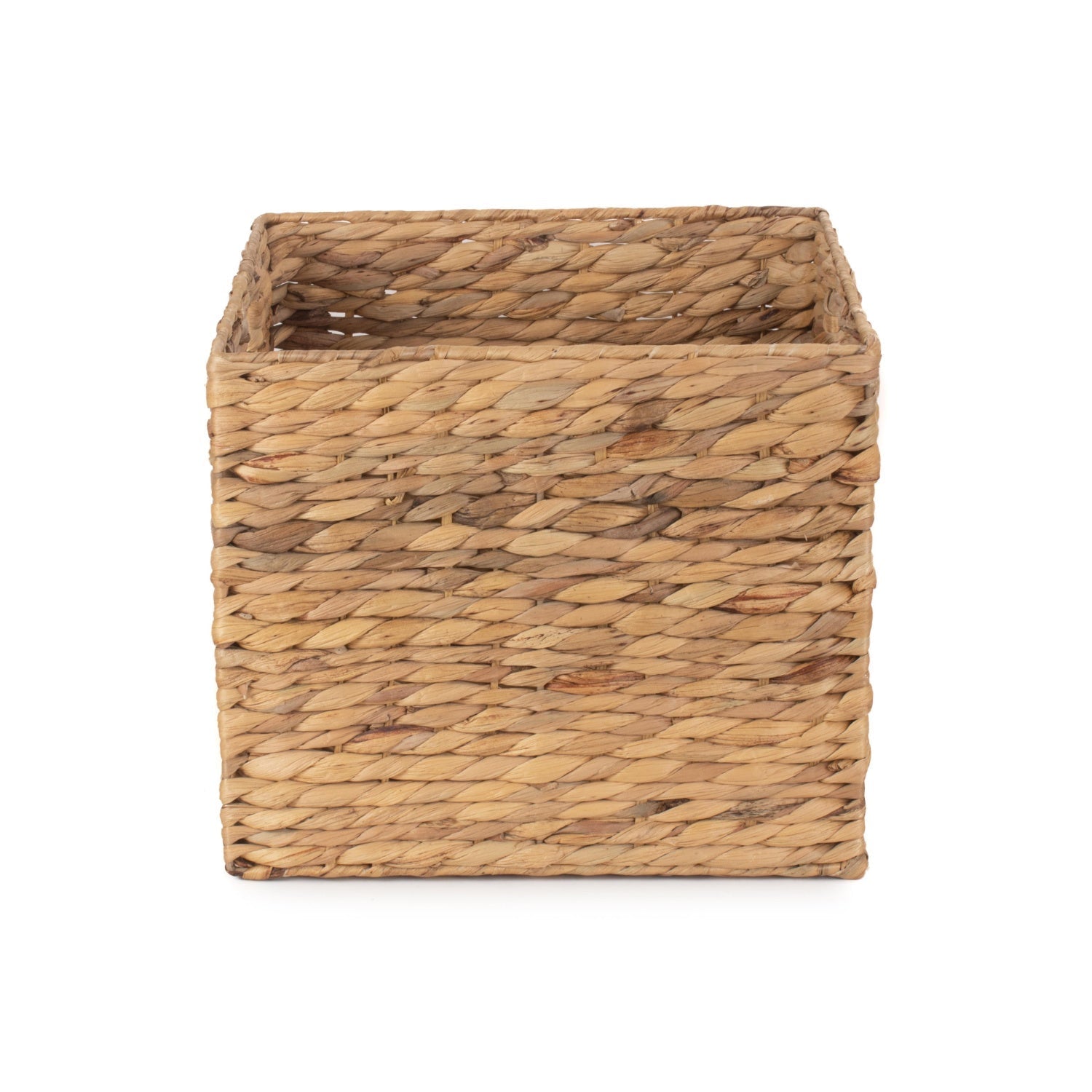 Small Square Water Hyacinth Storage Basket - REGN