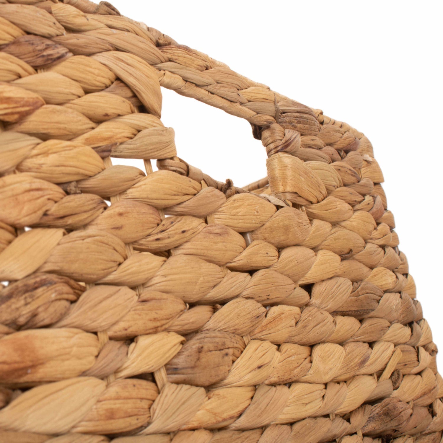 Small Square Water Hyacinth Storage Basket - REGN