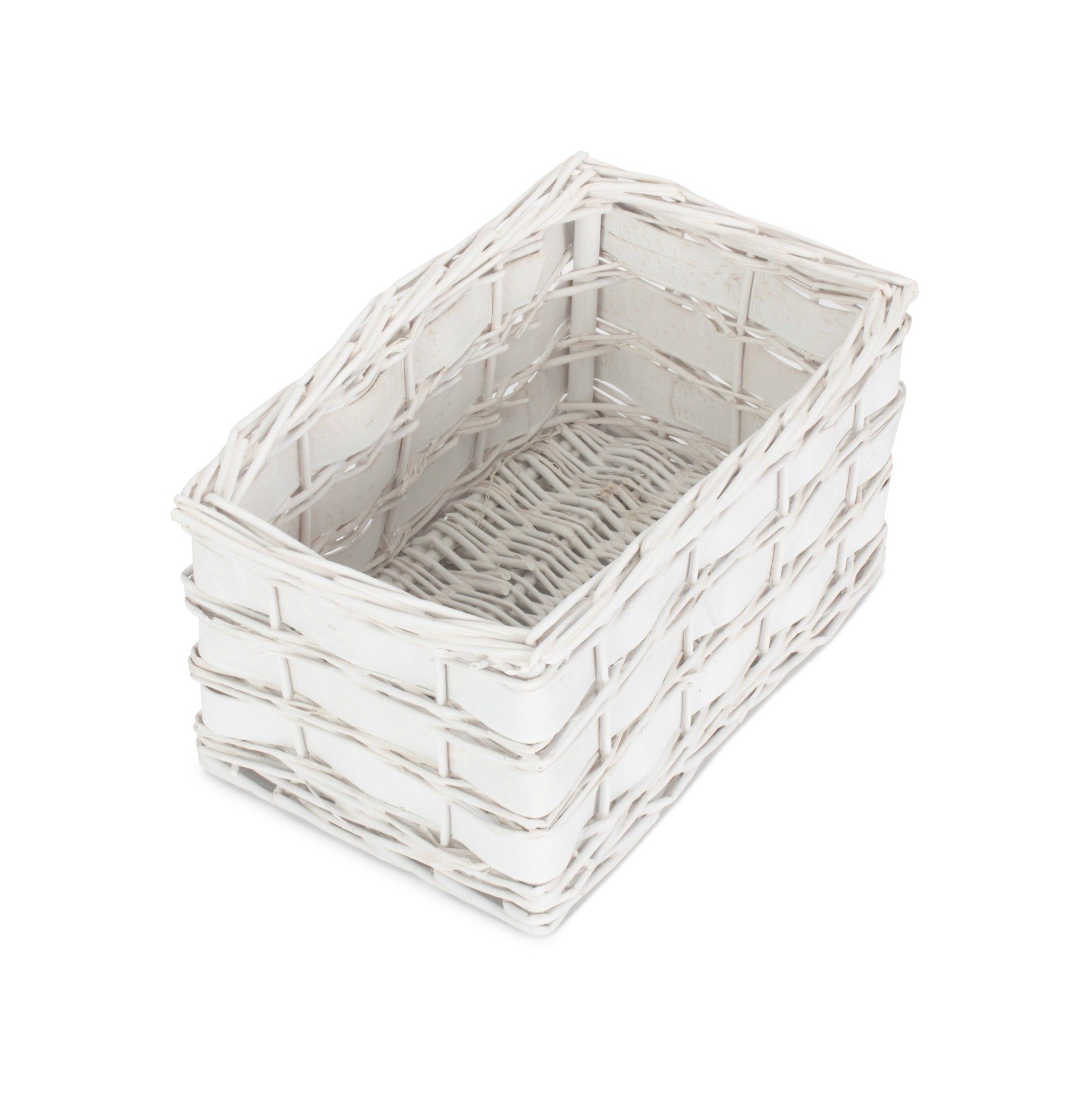 Small White Scandi Storage Basket - REGN