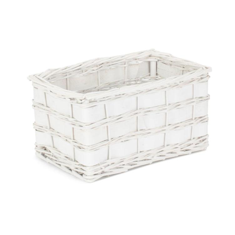 Small White Scandi Storage Basket - REGN