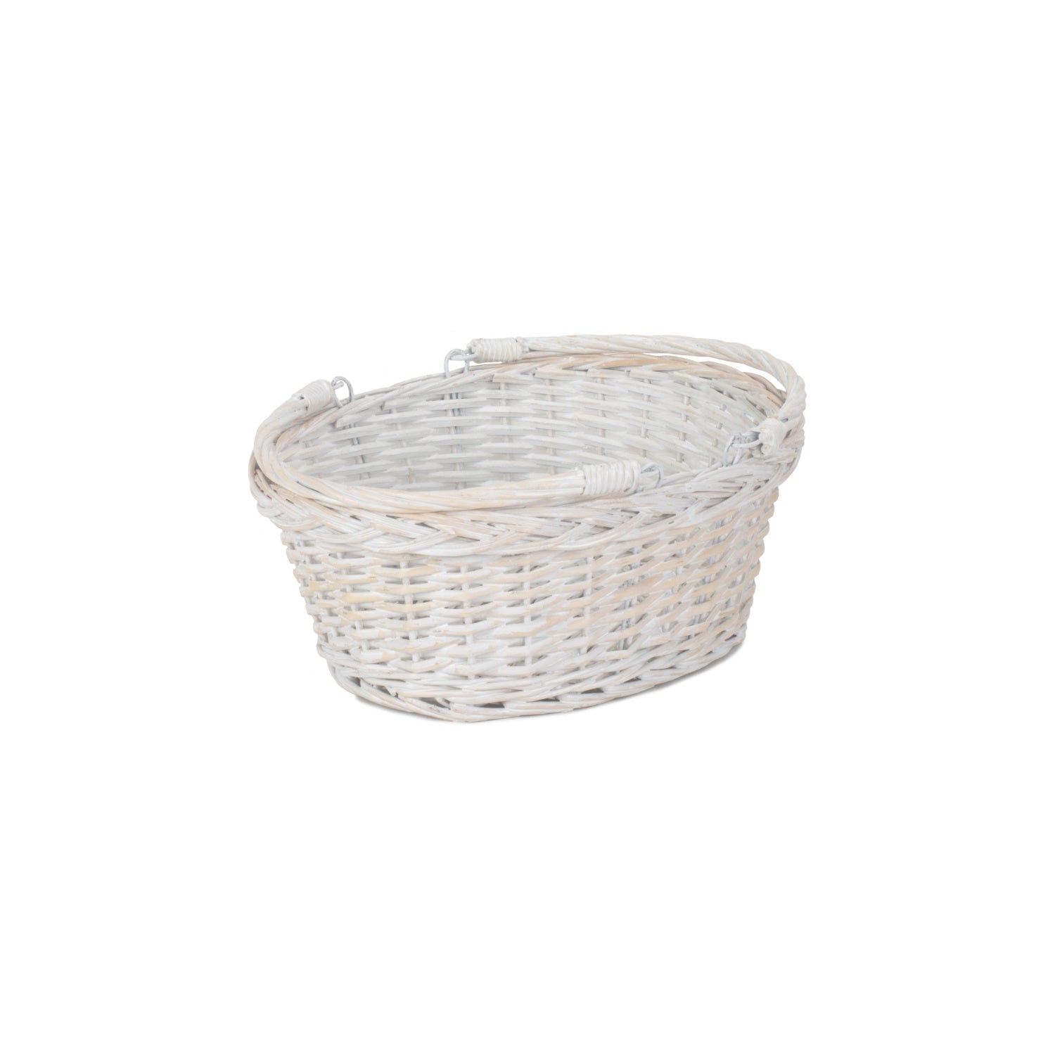 Small White Swing Handle Shopper - REGN
