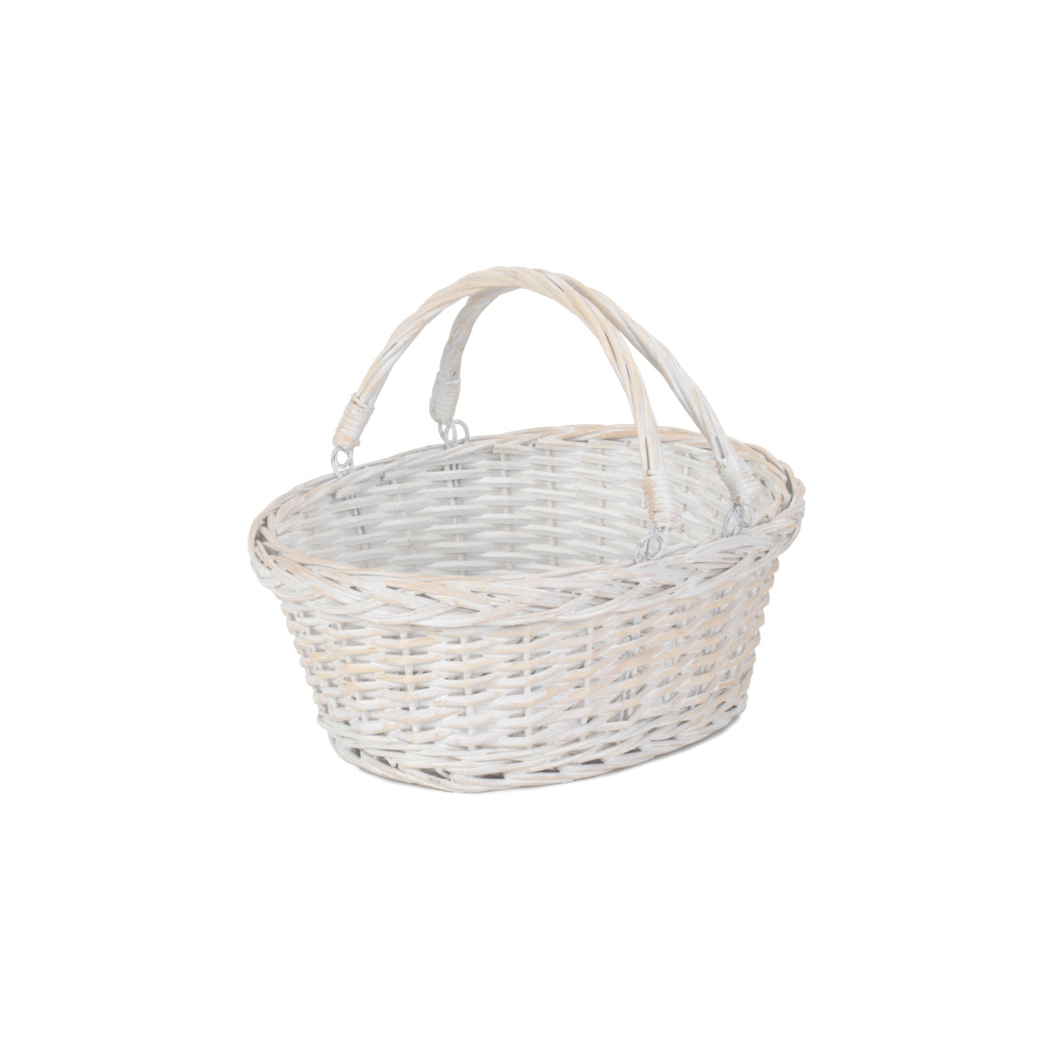 Small White Swing Handle Shopper - REGN