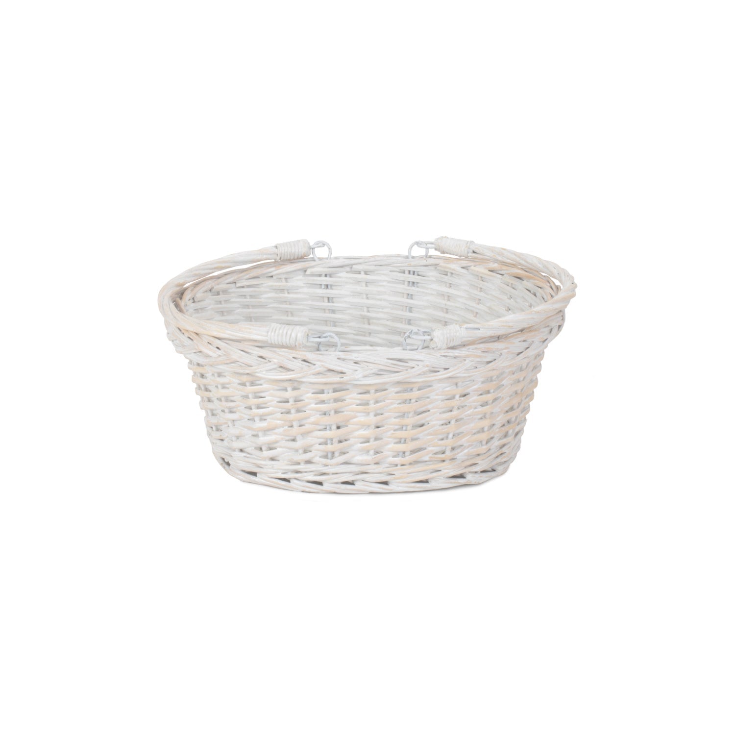 Small White Swing Handle Shopper - REGN