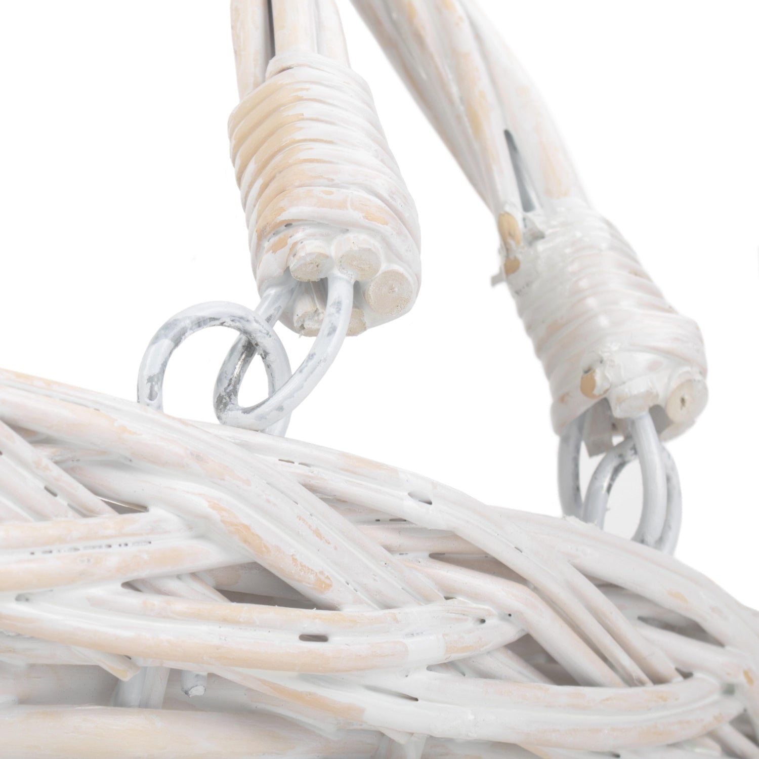 Small White Swing Handle Shopper - REGN