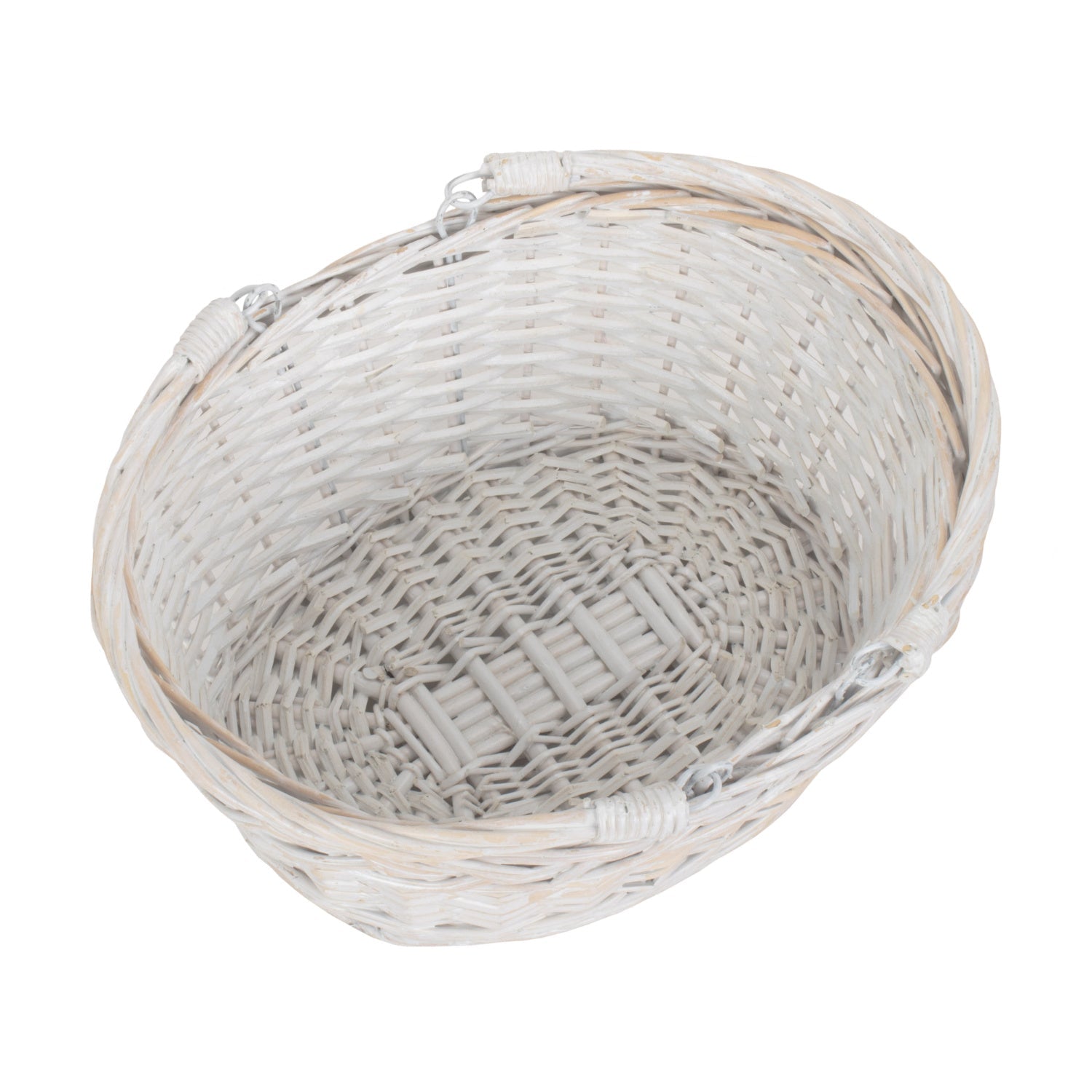 Small White Swing Handle Shopper - REGN