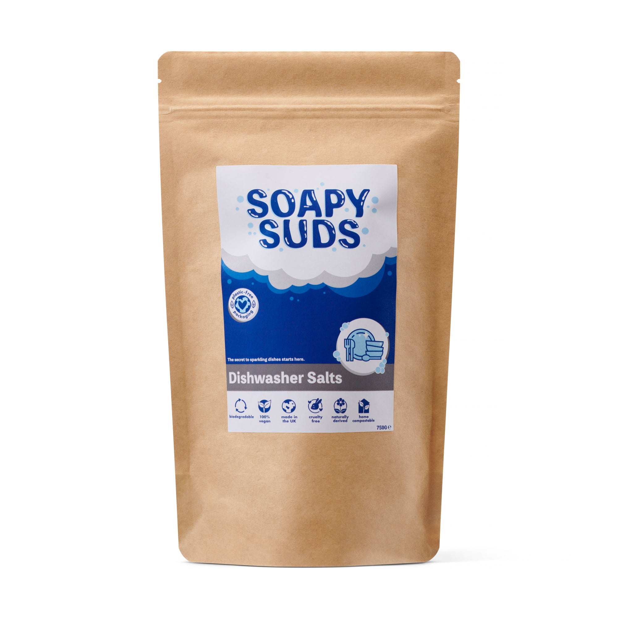 Soapy Suds Dishwasher Salts – Natural Water Softener for Sparkling Dishes (UK Made) - REGN