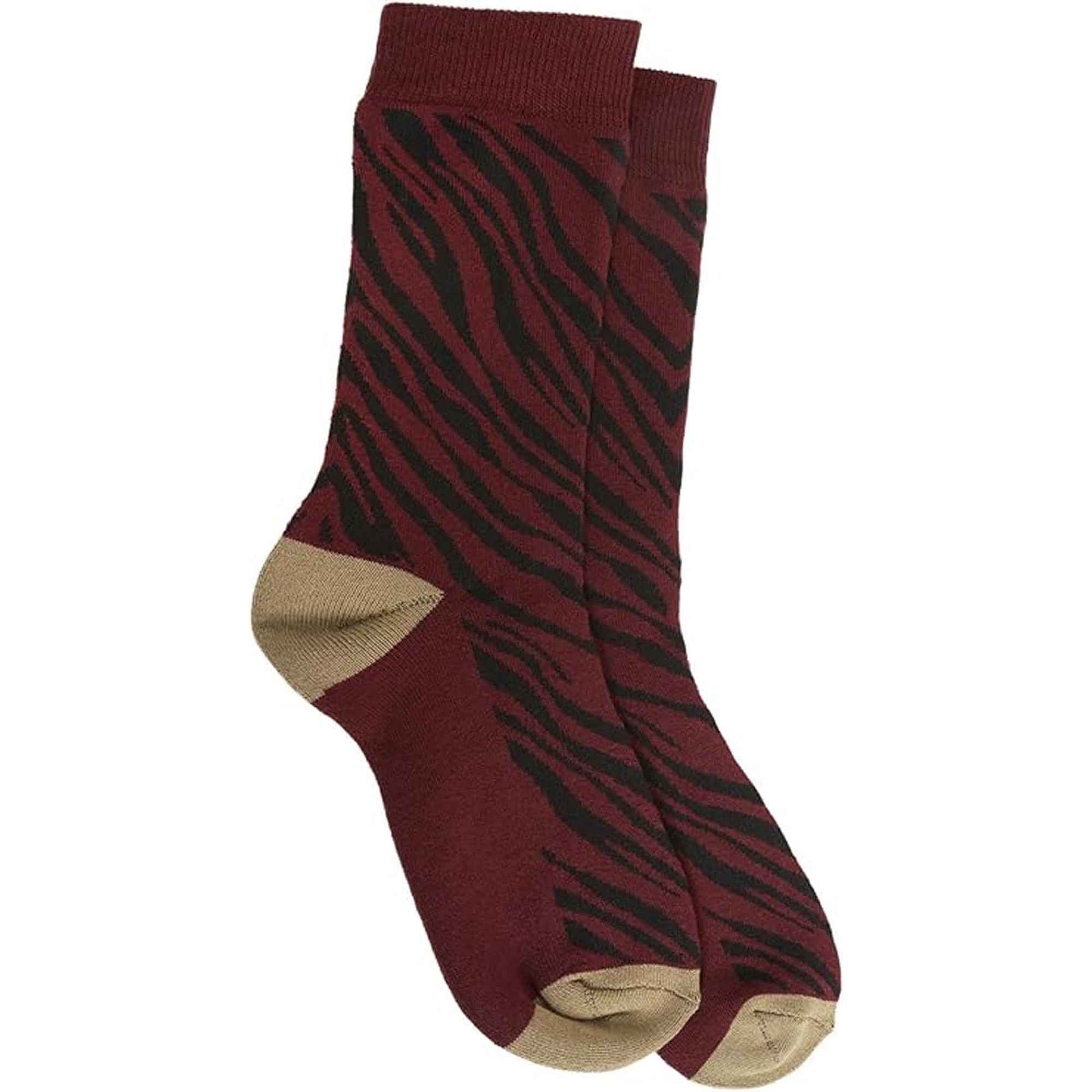 Sock Stack 6 Pack Women's Cotton Rich Animal Print Boot Socks With Reinforced Heel UK 4-7 - REGN