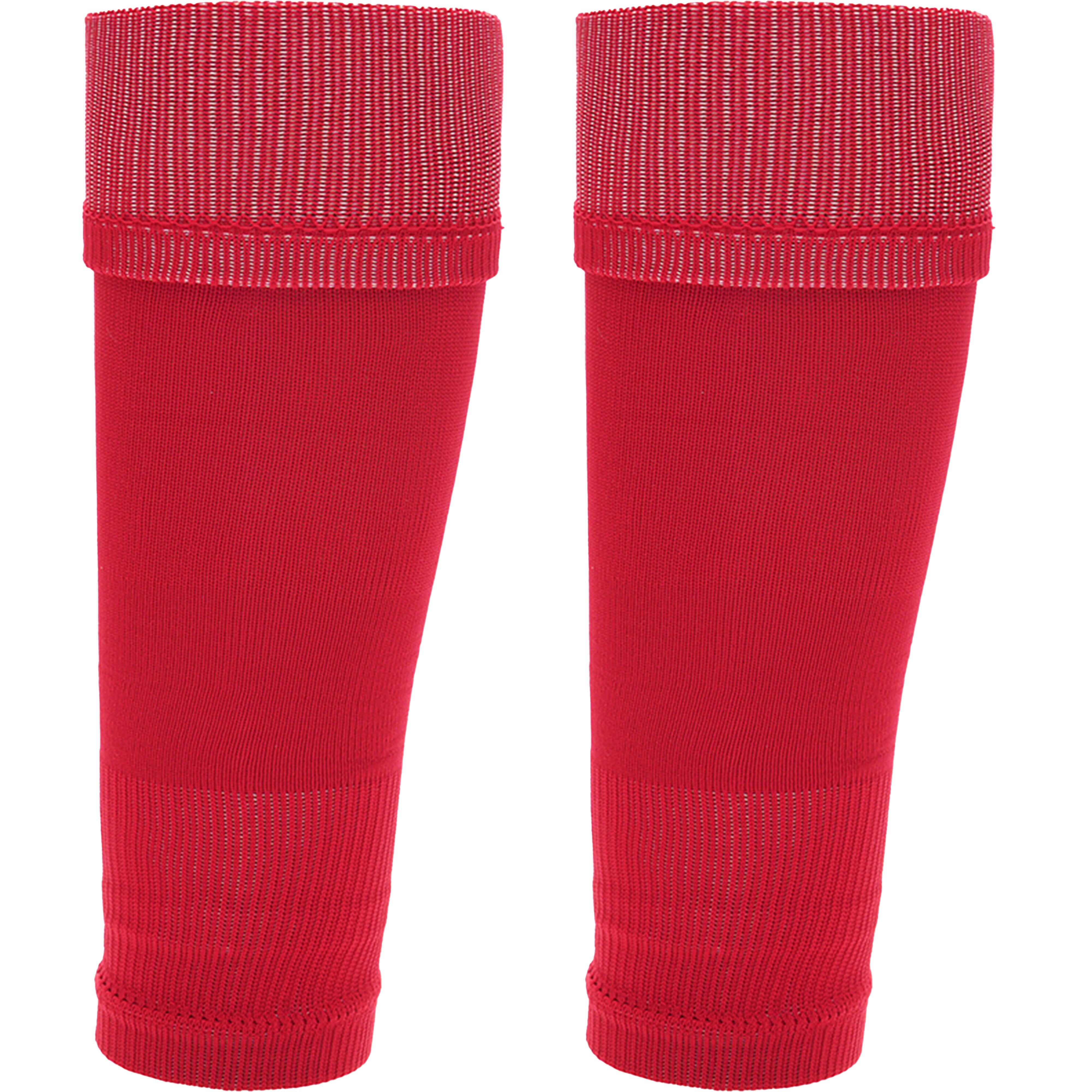 Sock Stack Kids Leg Sleeve Compression Sleeves Red Over Calf Shin Pad Compatible Breathable Fabric - REGN
