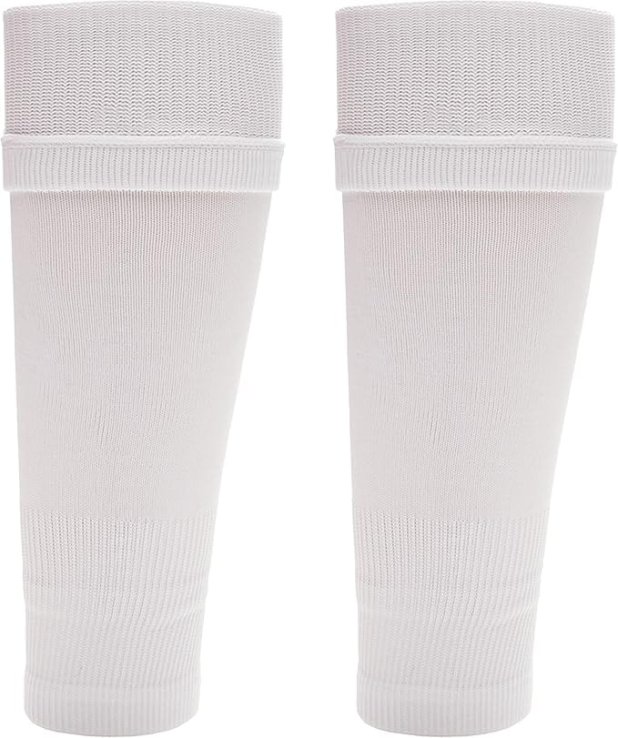 Sock Stack Kids Leg Sleeve Compression Socks White Fits Over Calf Shin Pads Breathable Durable - REGN