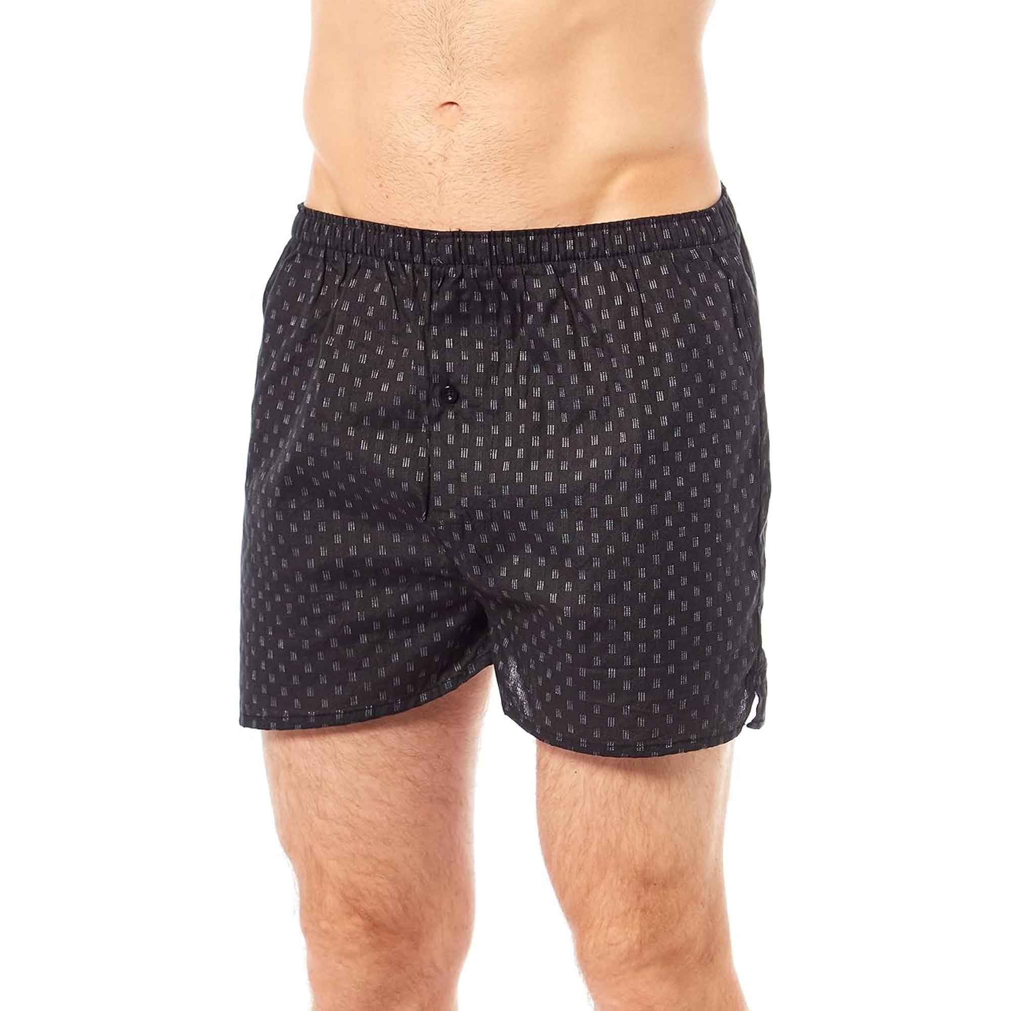 Sock Stack MB02 Pack Of 6 Mens Loose Fit Boxers With Comfort Waistband Button Fly - REGN