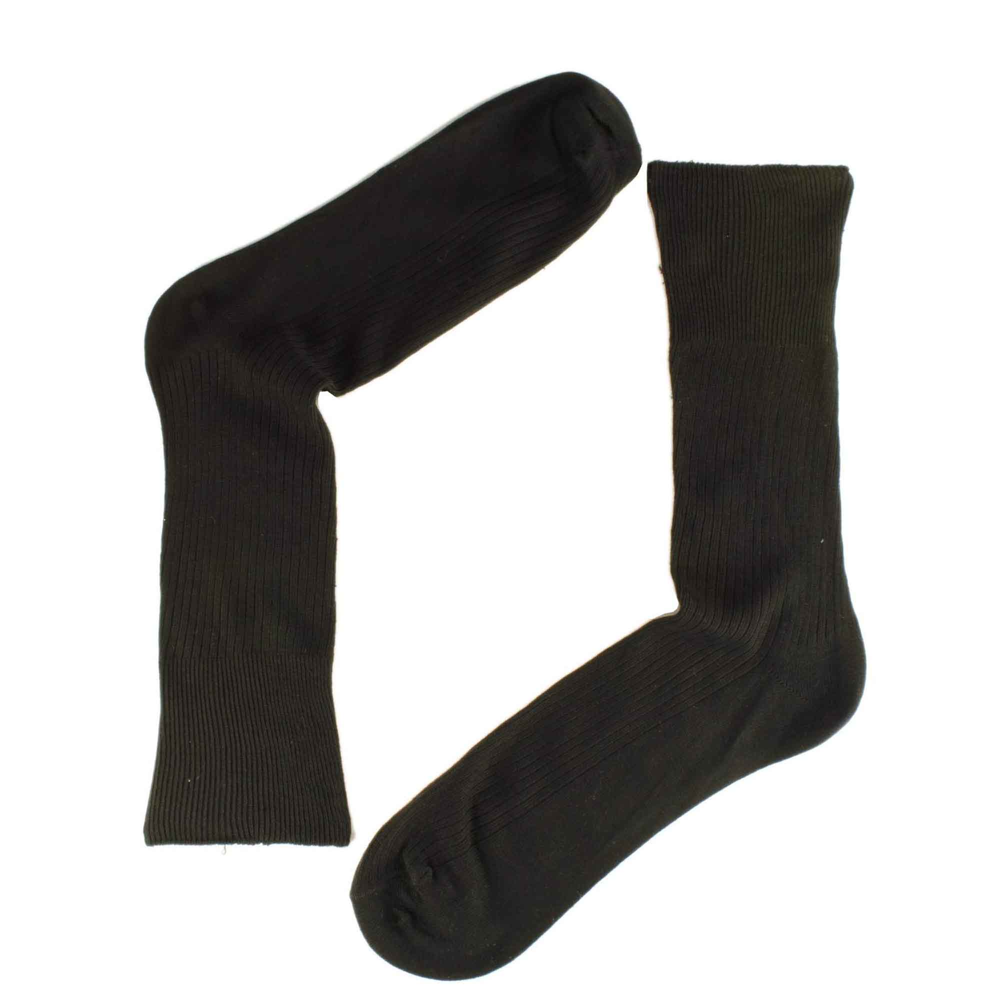 Sock Stack Men's Diabetic Wool Socks Loose Top Non Elastic 6 Pairs Moisture Wicking - REGN
