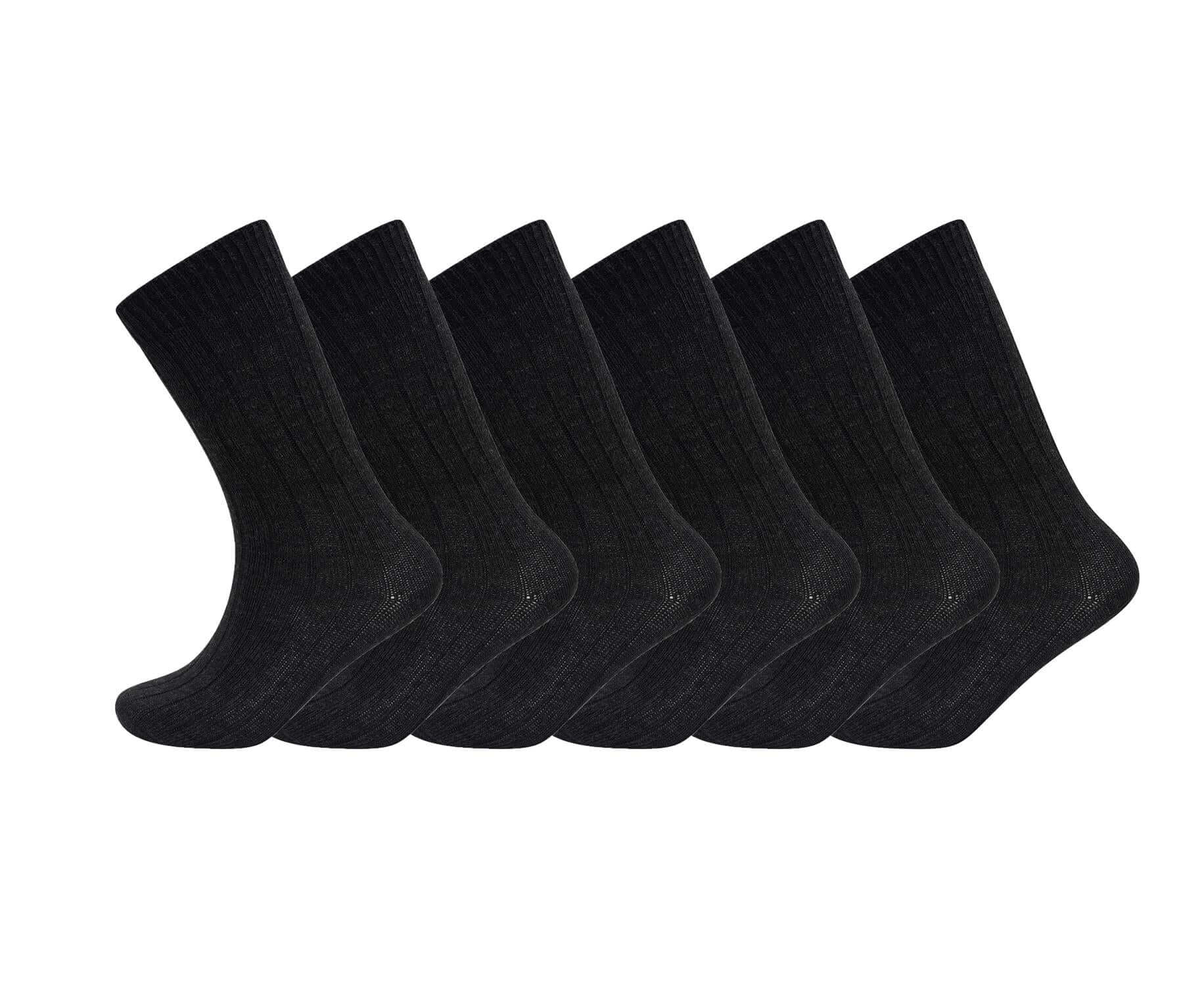 Sock Stack Men's Merino Wool Thermal Work Boot Socks 12 Pack Reinforced Heel And Toe - REGN