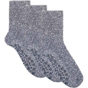 Sock Stack Mens Slipper Socks 3 Pairs Non-Skid Winter Fleece-Lined Gripper Socks Size - REGN