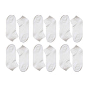 Sock Stack Mens Trainer Socks 12 Pairs Breathable Cotton Blend Arch Support Anti Crimping - REGN