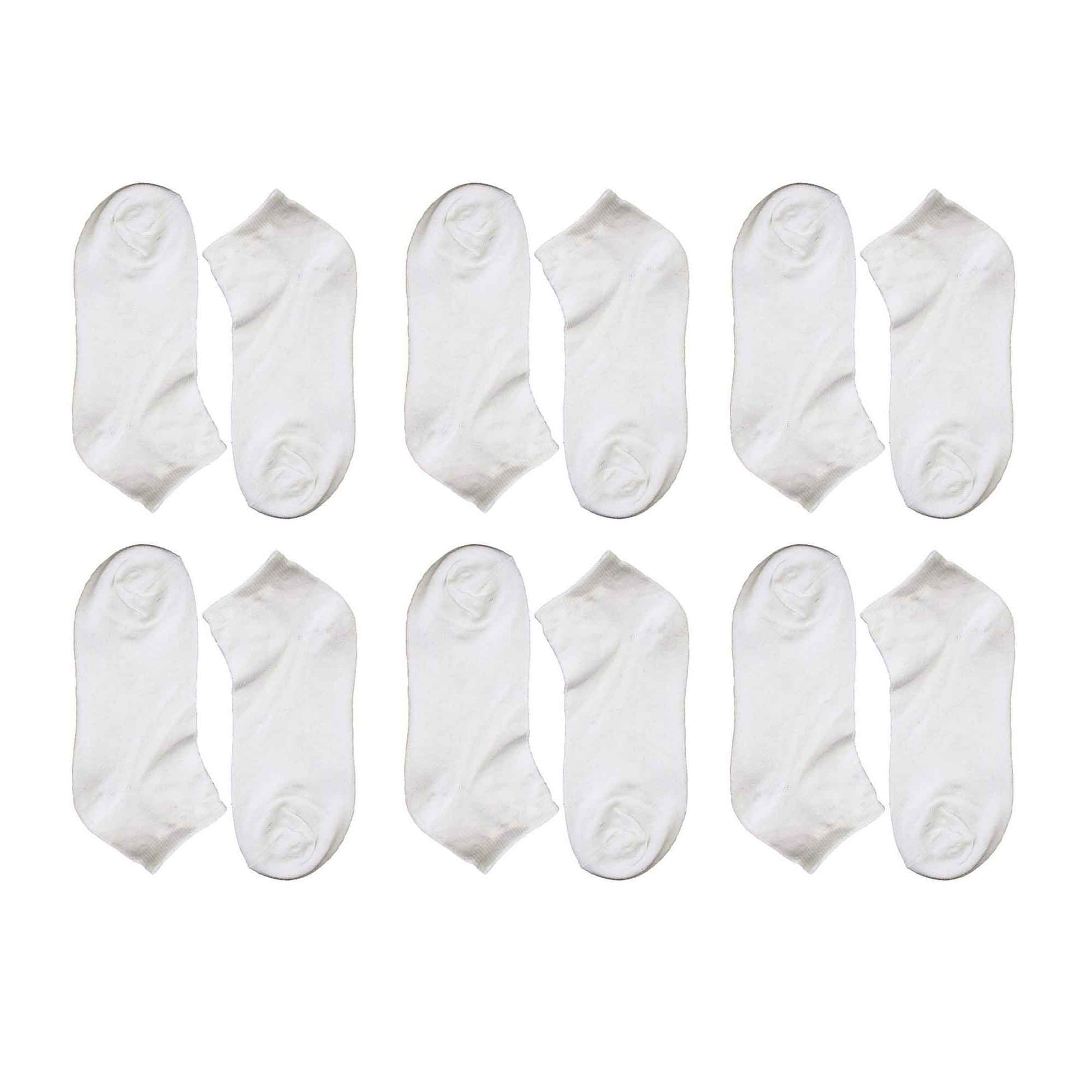 Sock Stack Mens Trainer Socks 12 Pairs Breathable Cotton Blend Arch Support Anti Crimping - REGN