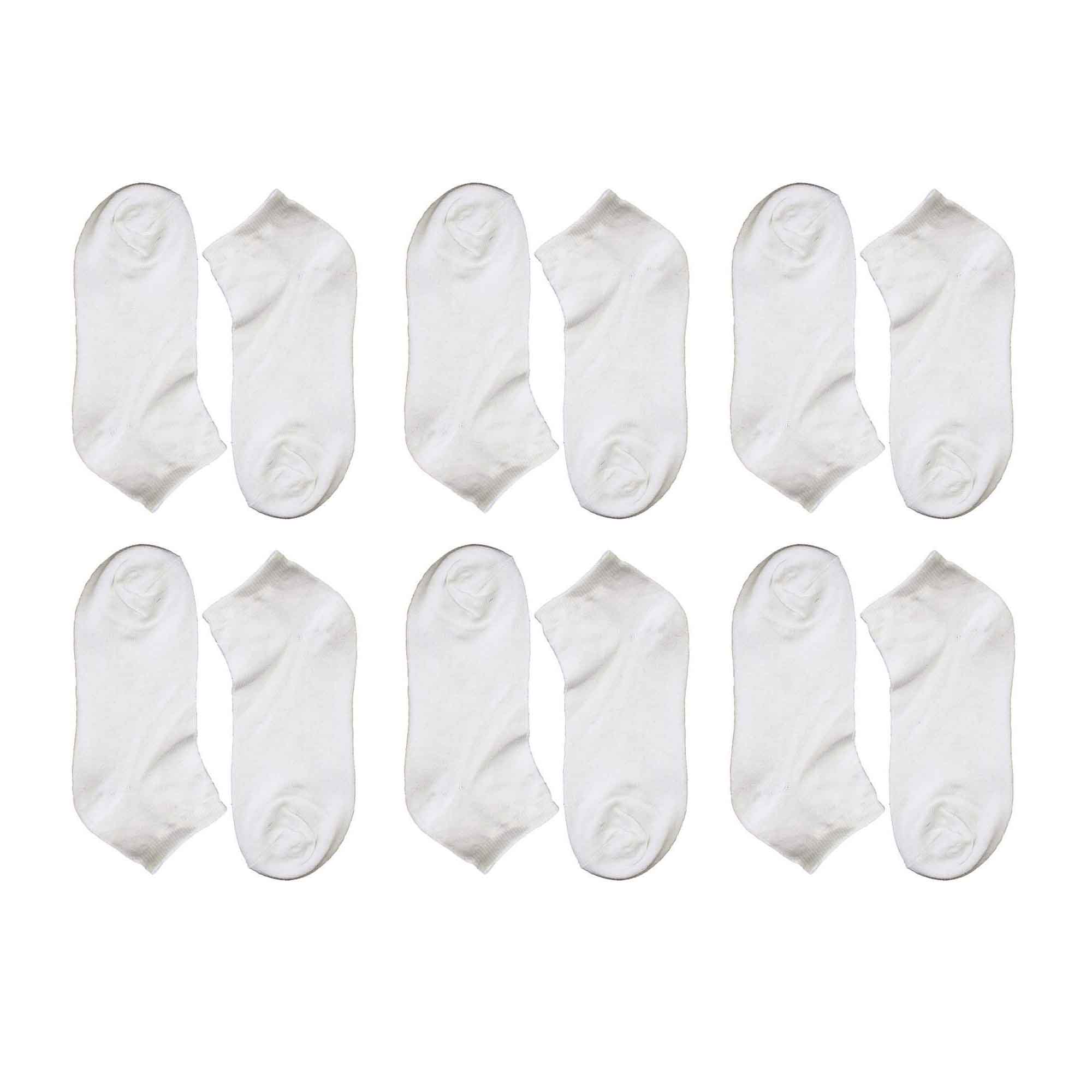 Sock Stack Mens Trainer Socks 12 Pairs Breathable Cotton Blend Arch Support Anti Crimping - REGN