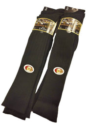 Sock Stack Men's Wool Knee High Hiking Socks Cushioned Arch Support 6 Pairs Black Durable - REGN