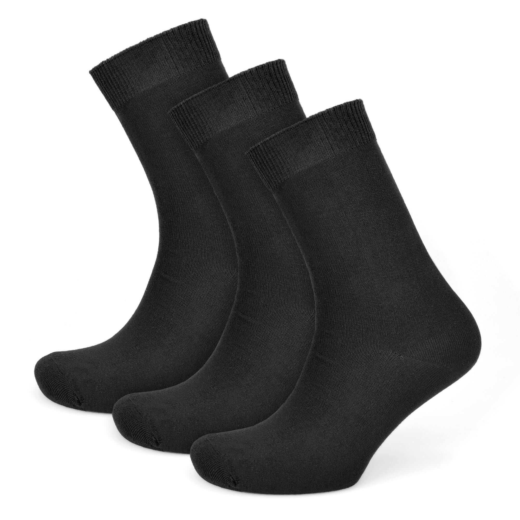 Sock Stack Womens Cotton Rich Socks 6 Pairs UK Size 4-7 Breathable Durable Reinforced Heel Toe Multipack Value - REGN