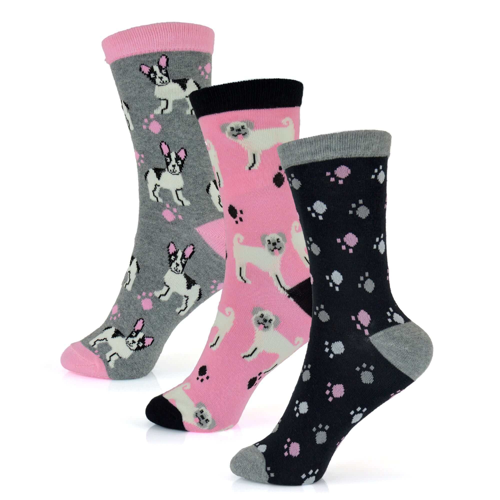 Sock Stack Womens Cotton Rich Socks 6 Pairs UK Size 4-7 Breathable Durable Reinforced Heel Toe Multipack Value - REGN