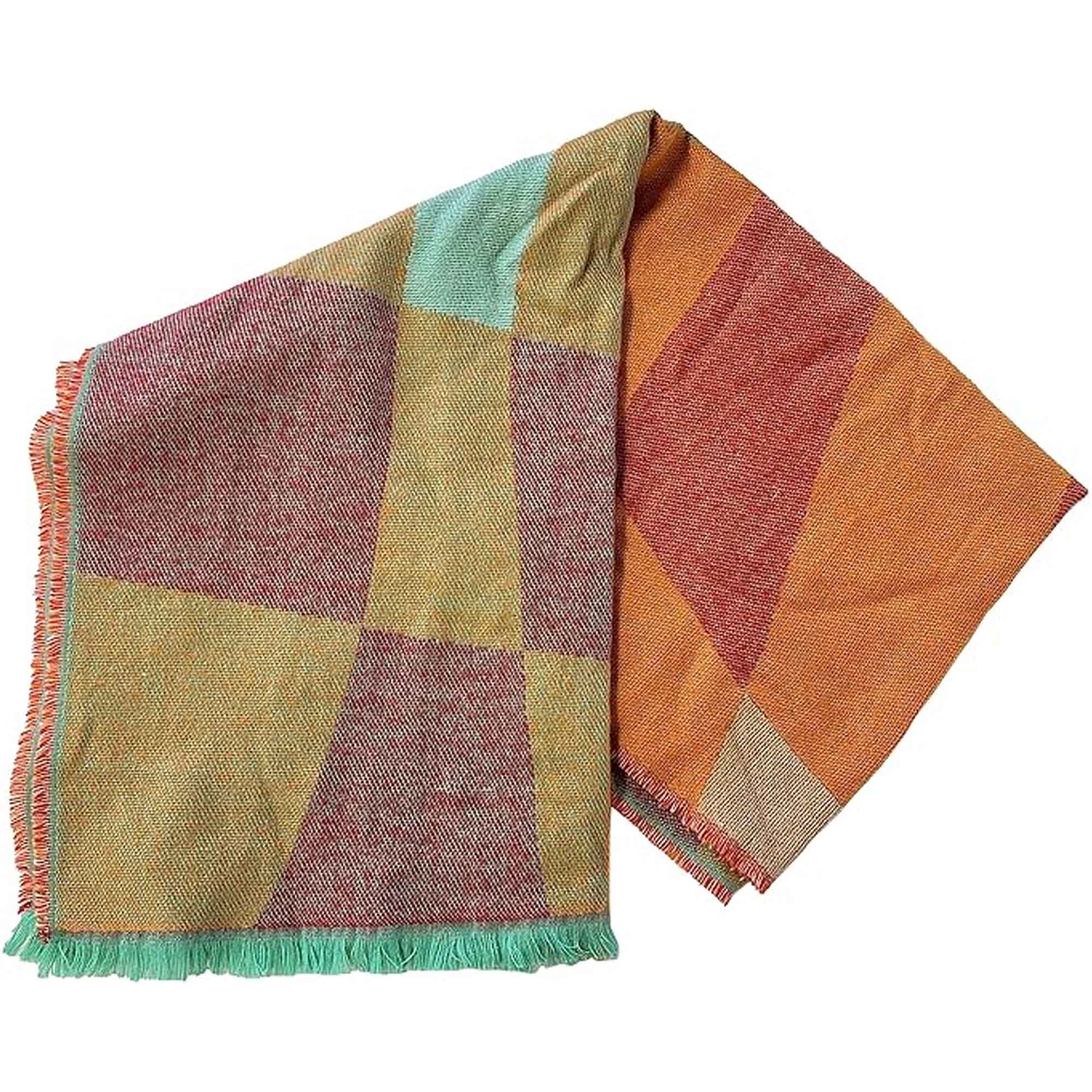 Sock Stack Women's Soft Woven Winter Scarves Lightweight Cosy Acrylic Wraps Multicolor - REGN