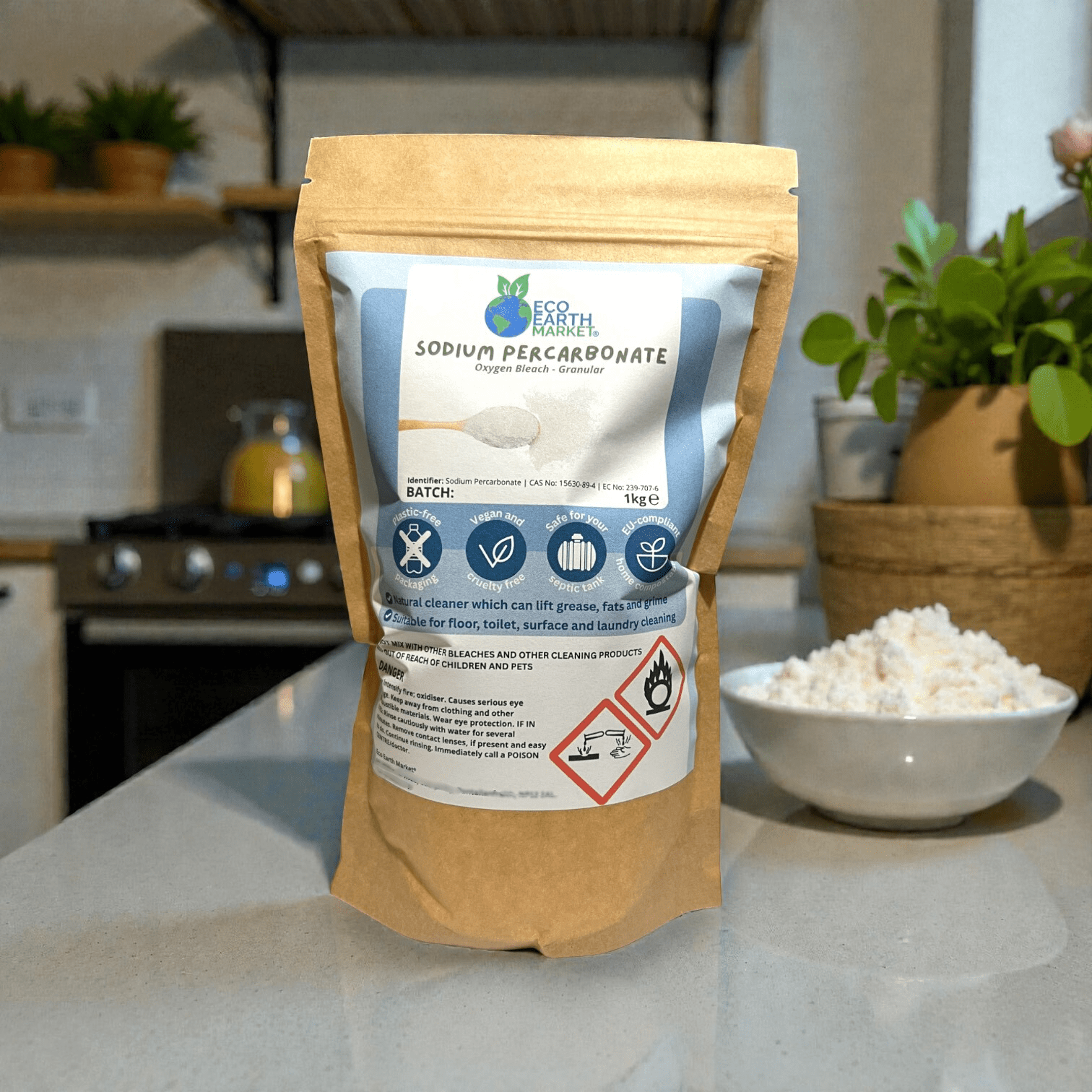 Sodium Percarbonate 1kg – Oxygen Bleach Powder - REGN