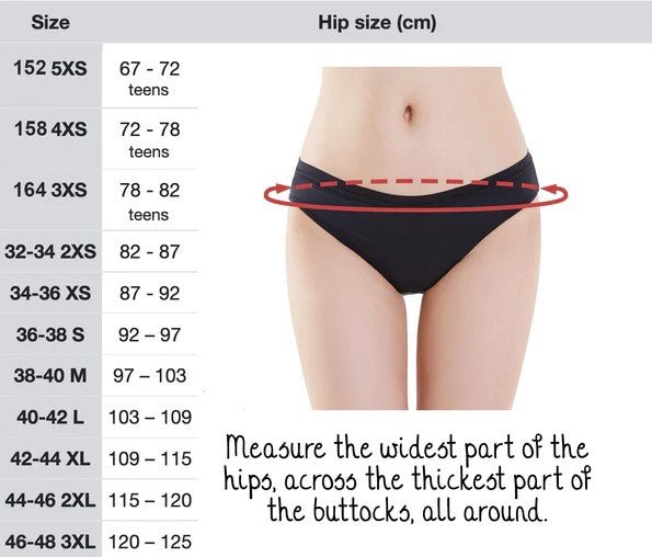 Soft Reusable Menstrual Period Pants - Leak Protection, Reusable Period Care Jasmine Style - REGN